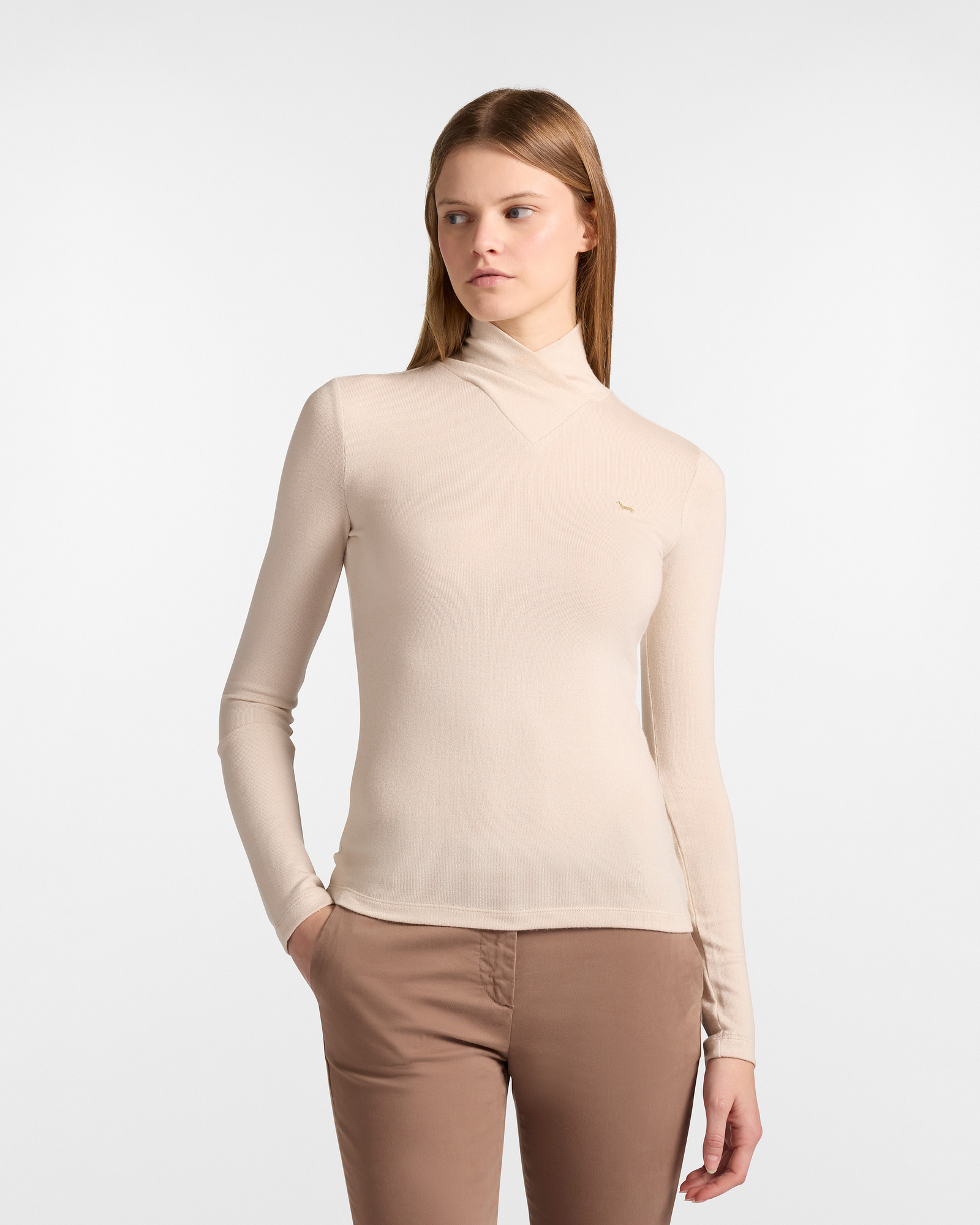 Dolcevita con Cuello Cruzado