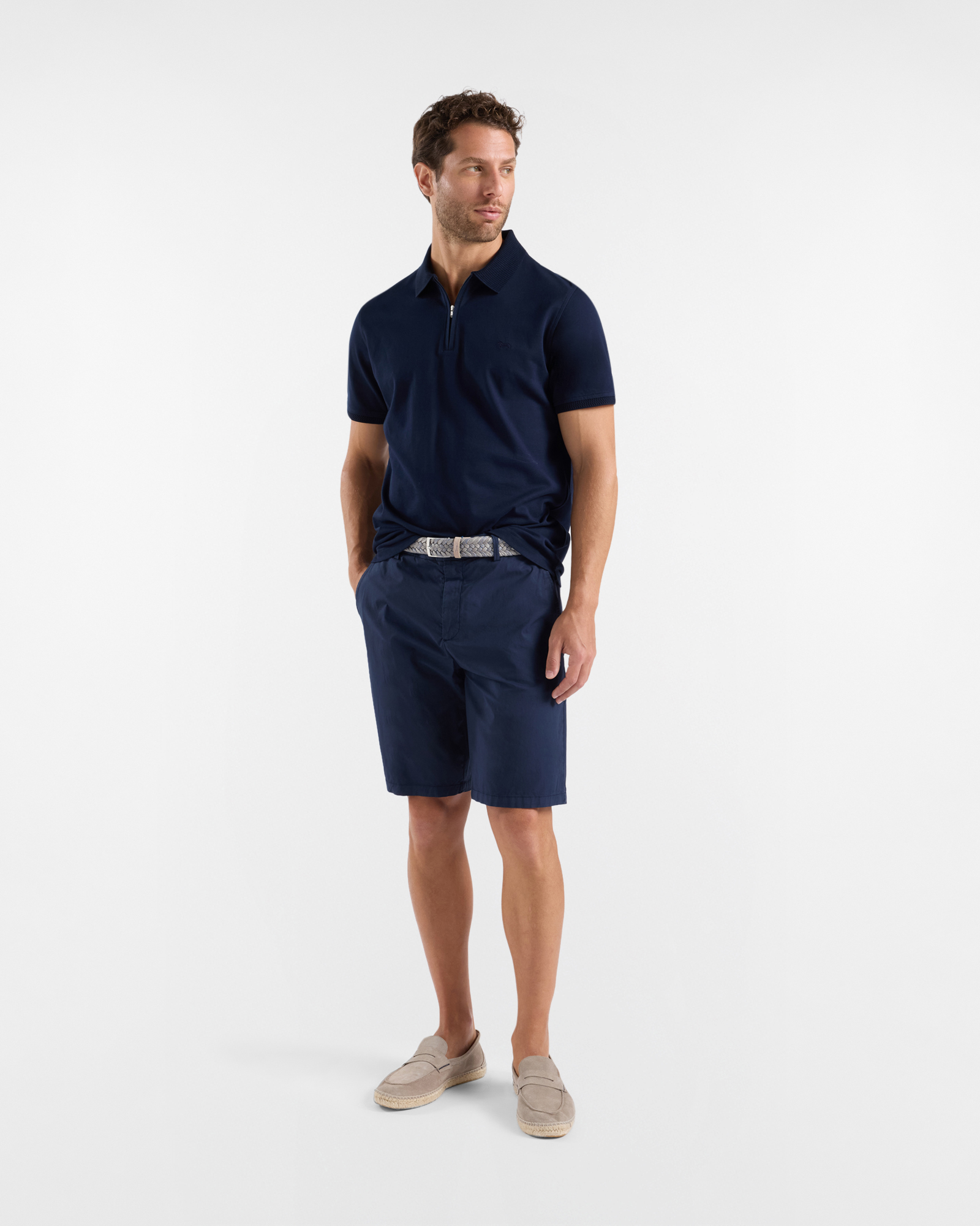 Bermuda Uomo Jogging, Blu, large image number 3