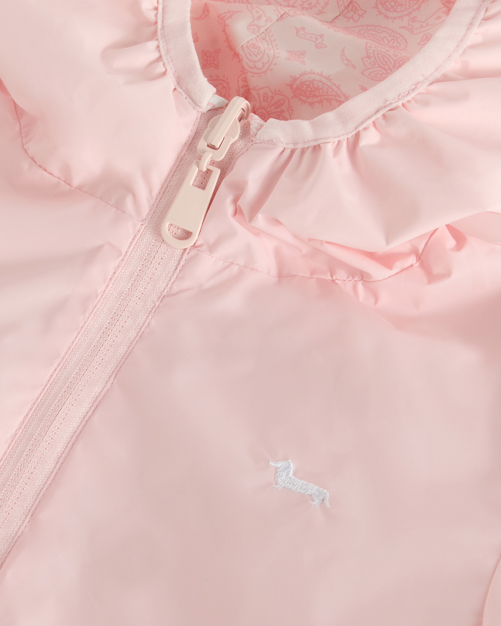 Giubbino nylon double face con cappuccio, Rosa, large image number 2