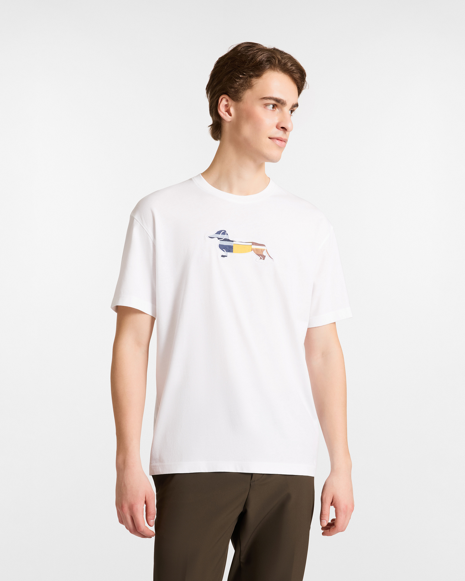 T‑Shirt with Dachshund “Upcycling" Capsule 
