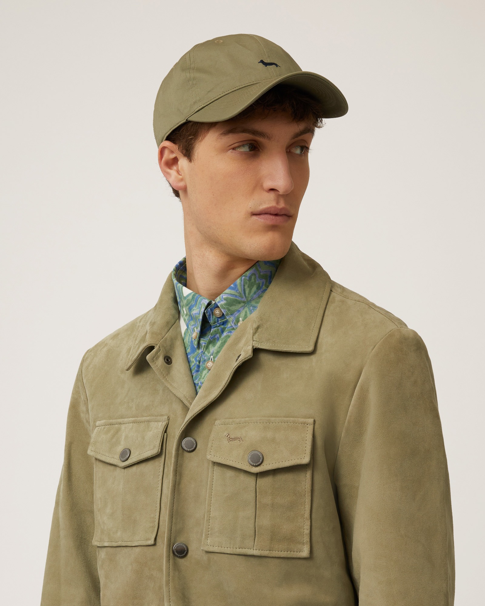 Baseball Cap with Dachshund, Military Green, large image number 2