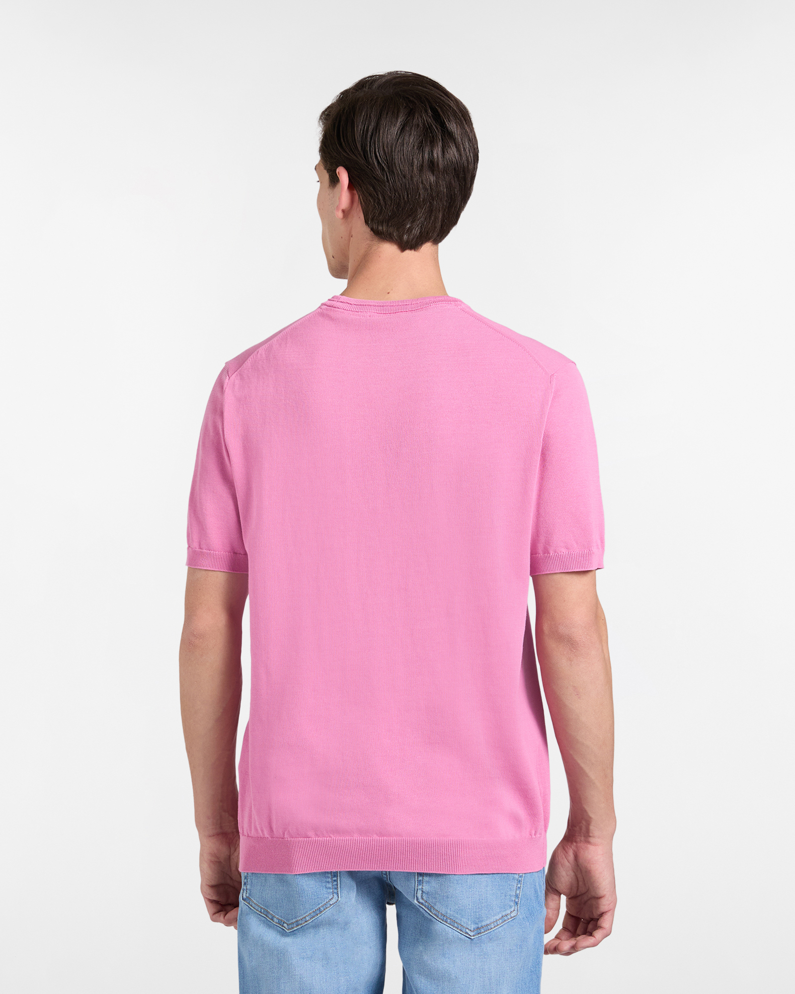 Girocollo Uomo in Crepe Manica Corta