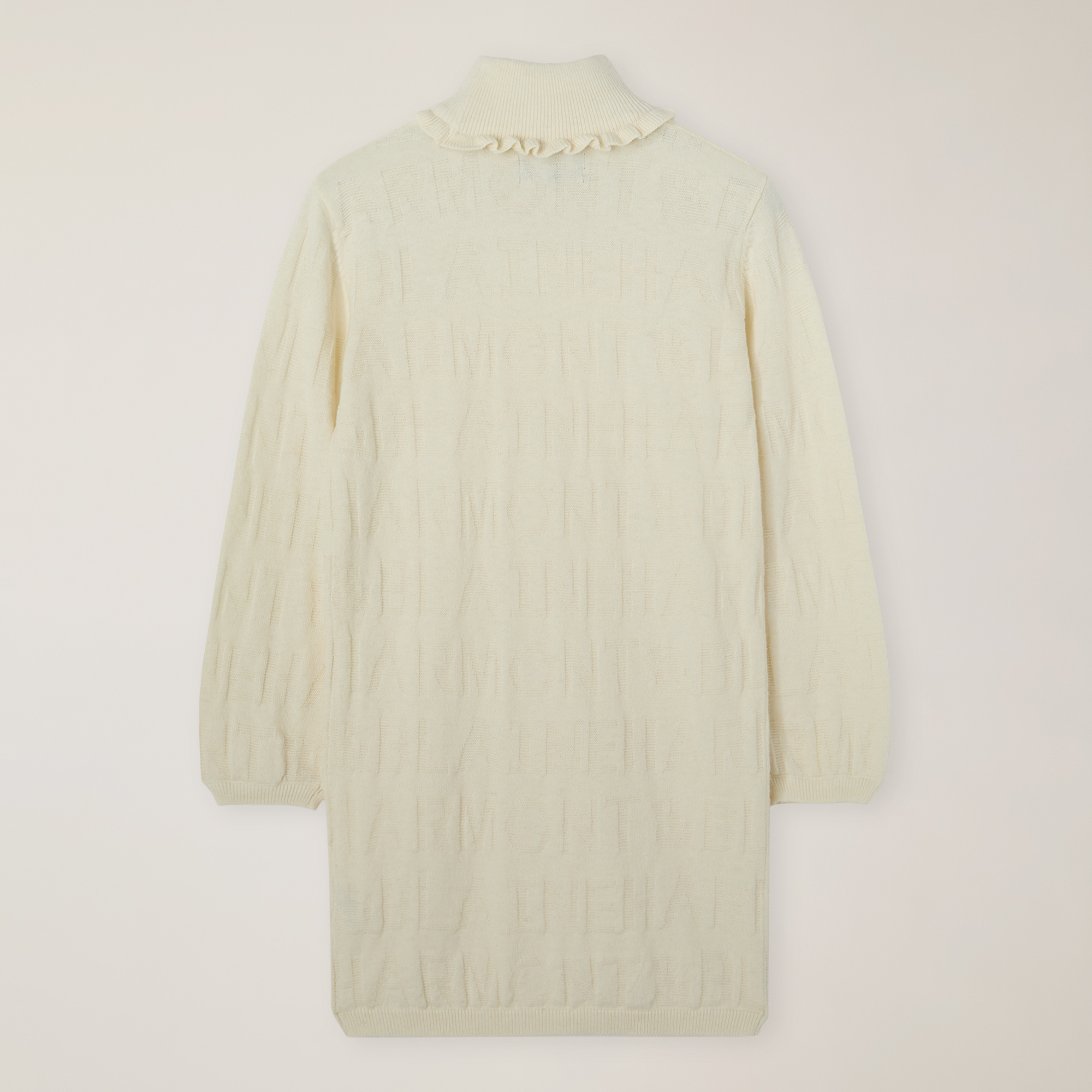 Robe En Maille Avec Broderie Teckel