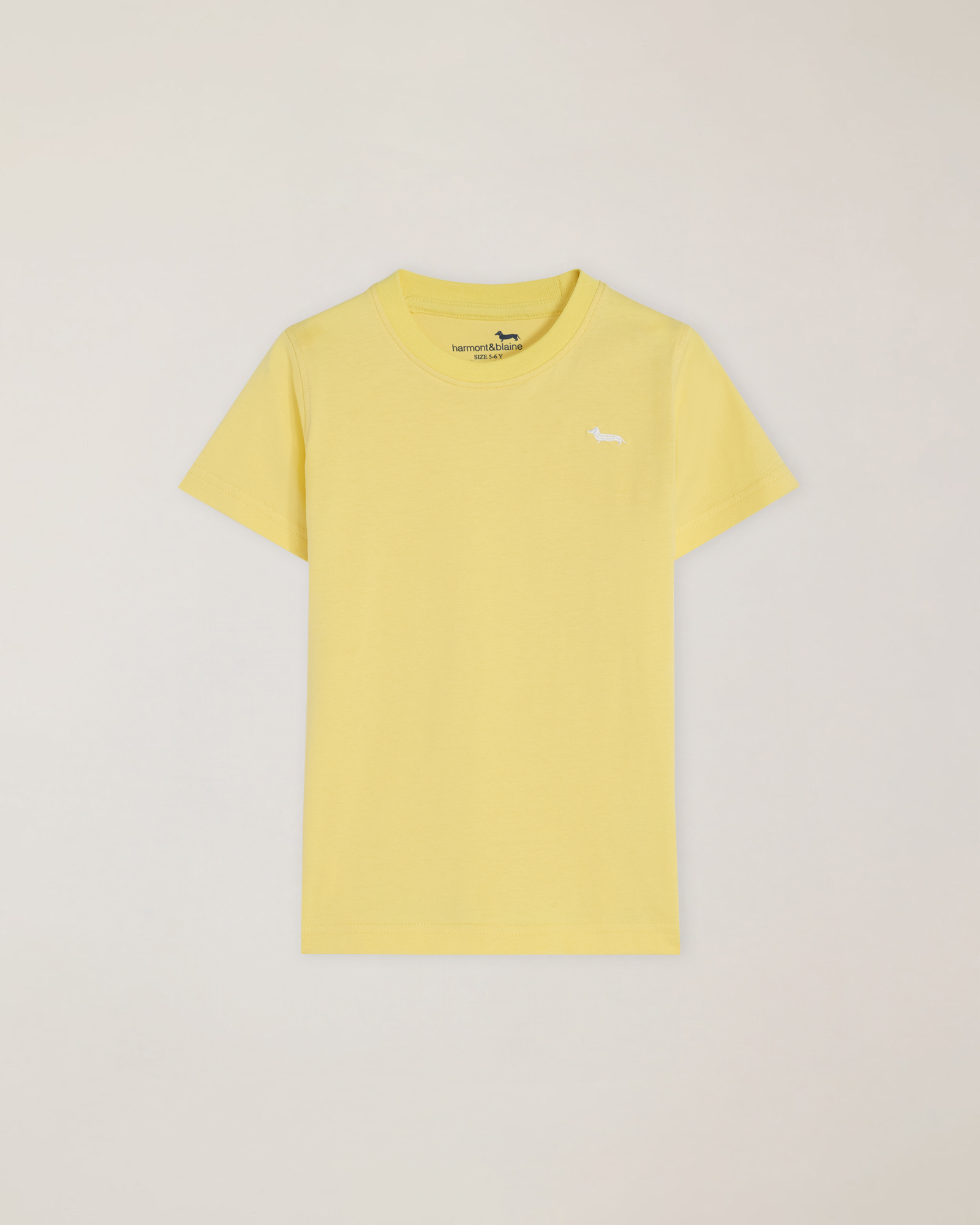 T-shirt jersey mezza manica ricamo logo