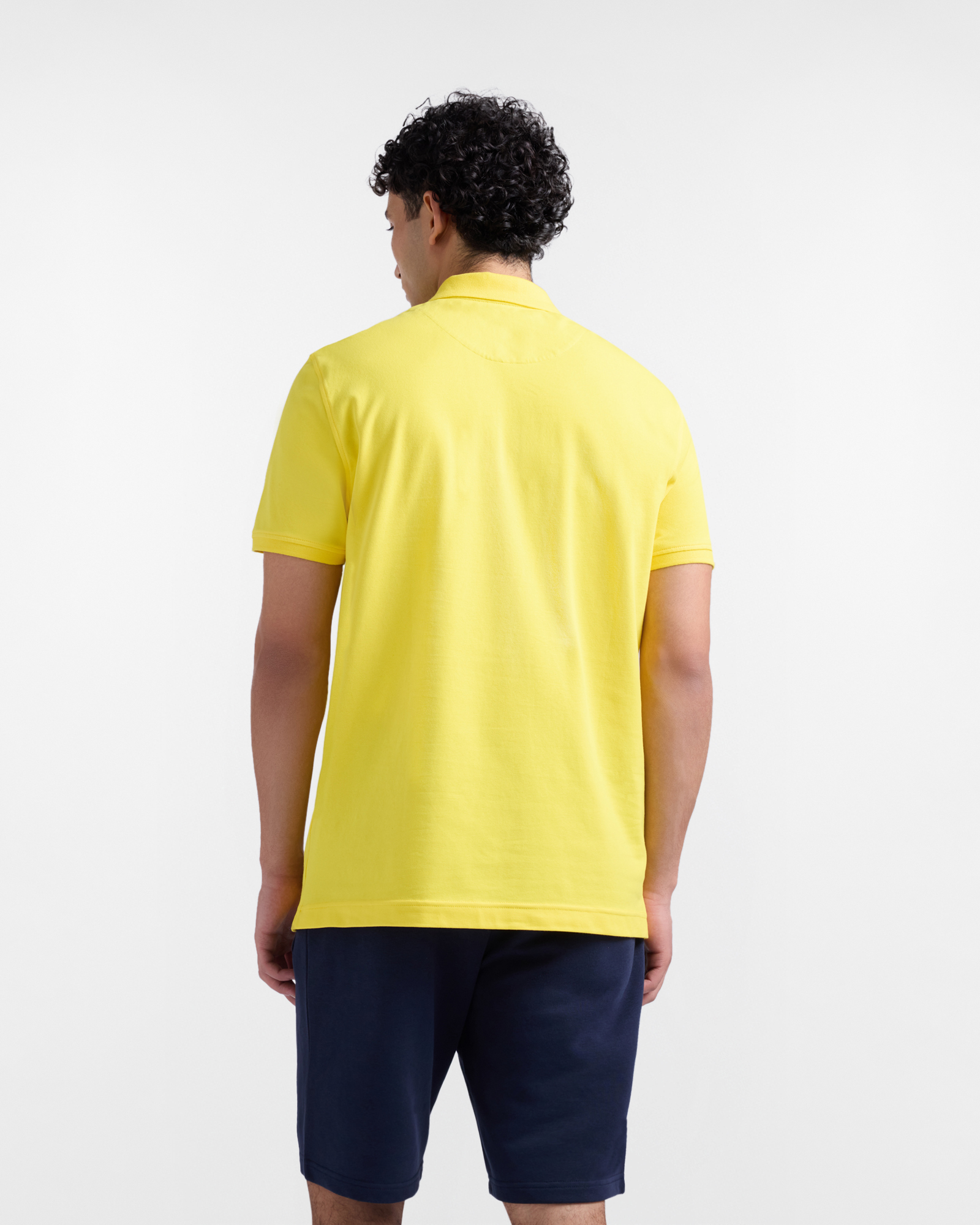 Basic stretch piqu&eacute; polo shirt