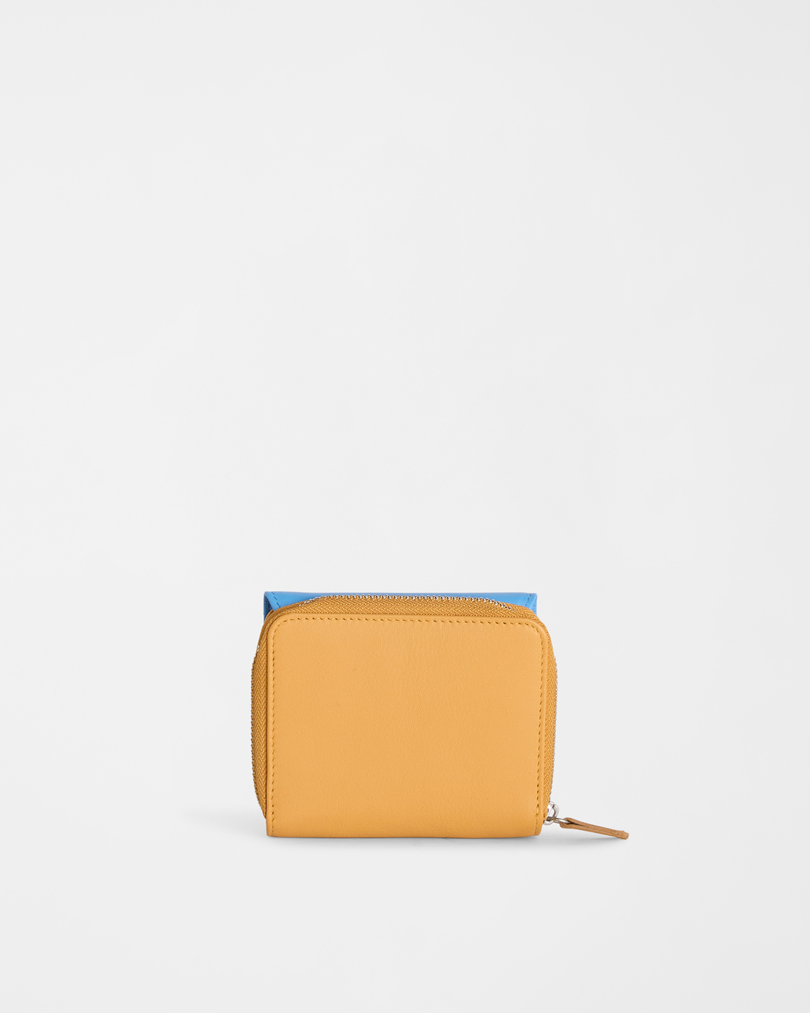 Portafoglio compatto in pelle
