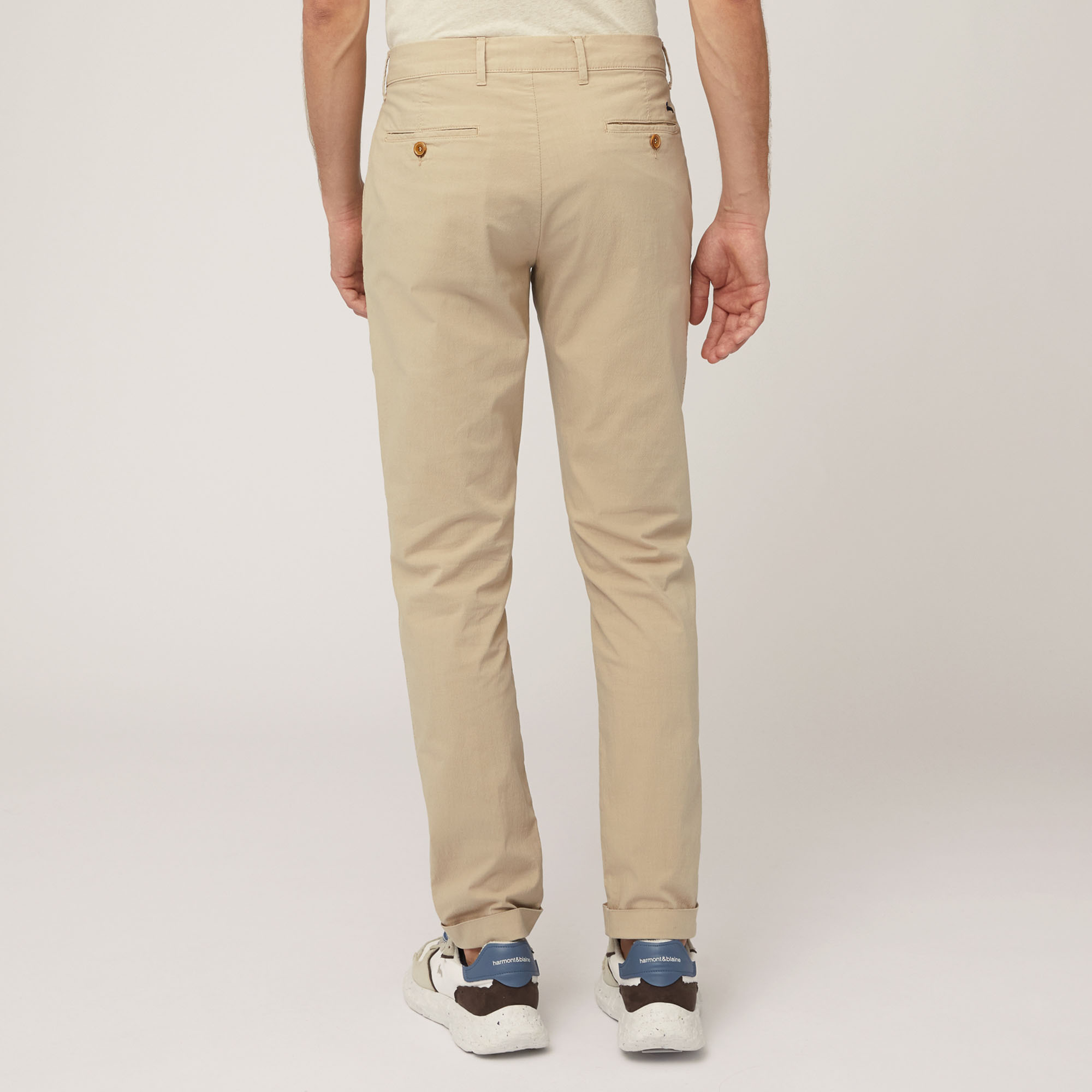 Pantaloni Chino Slim Fit, Beige, large image number 1