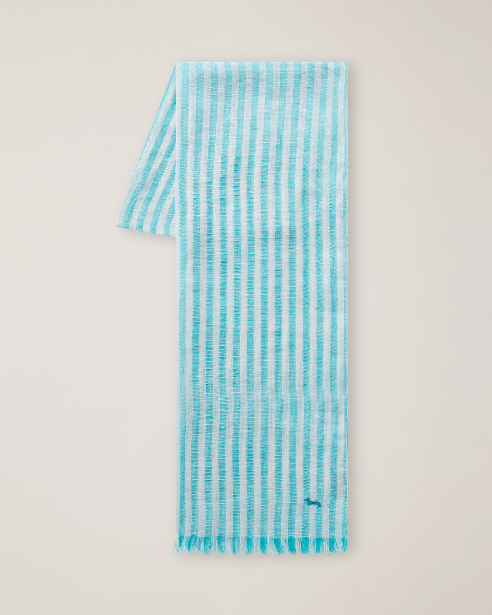 Sorbet Striped Linen Scarf