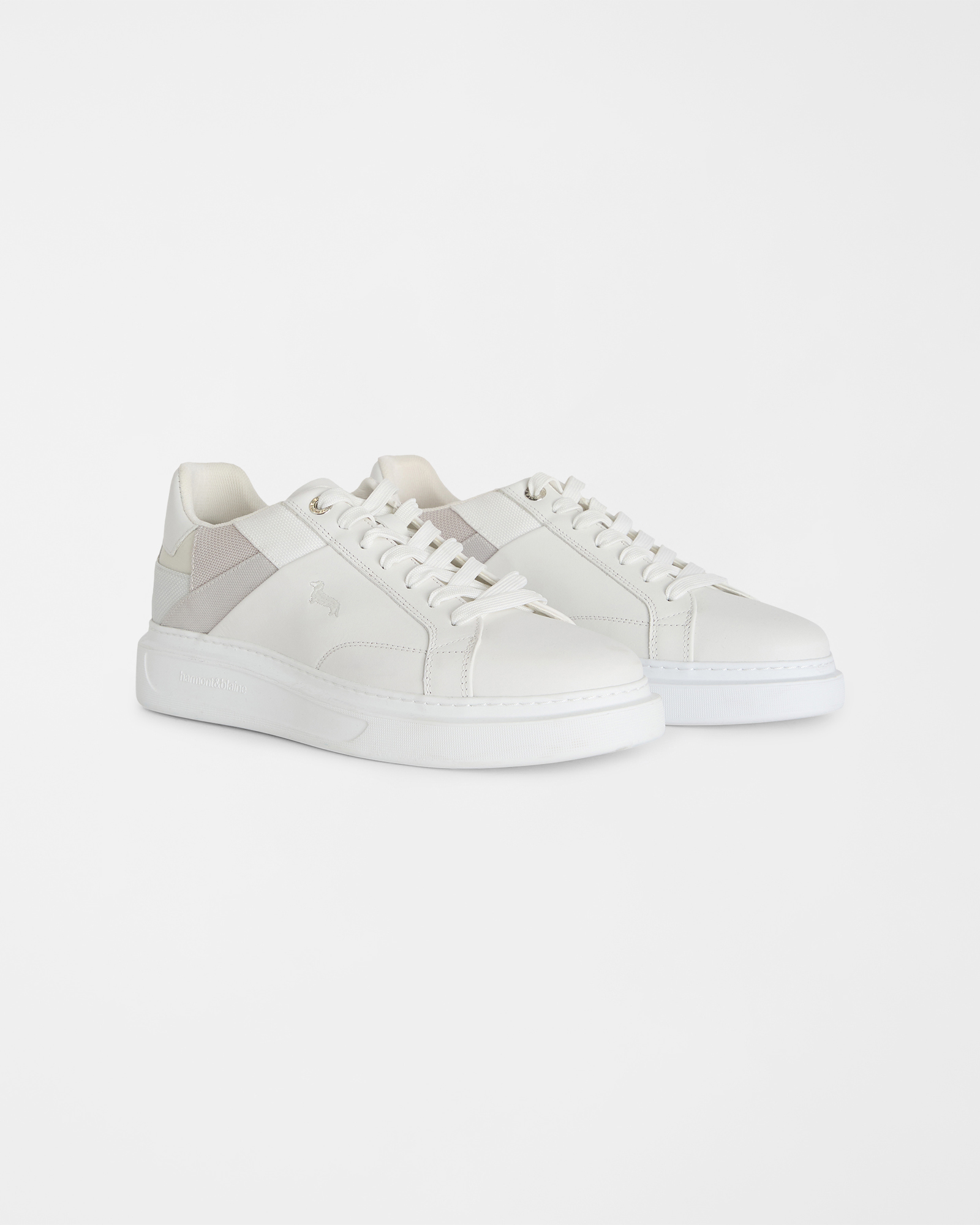 Sneaker con effetto patchwork