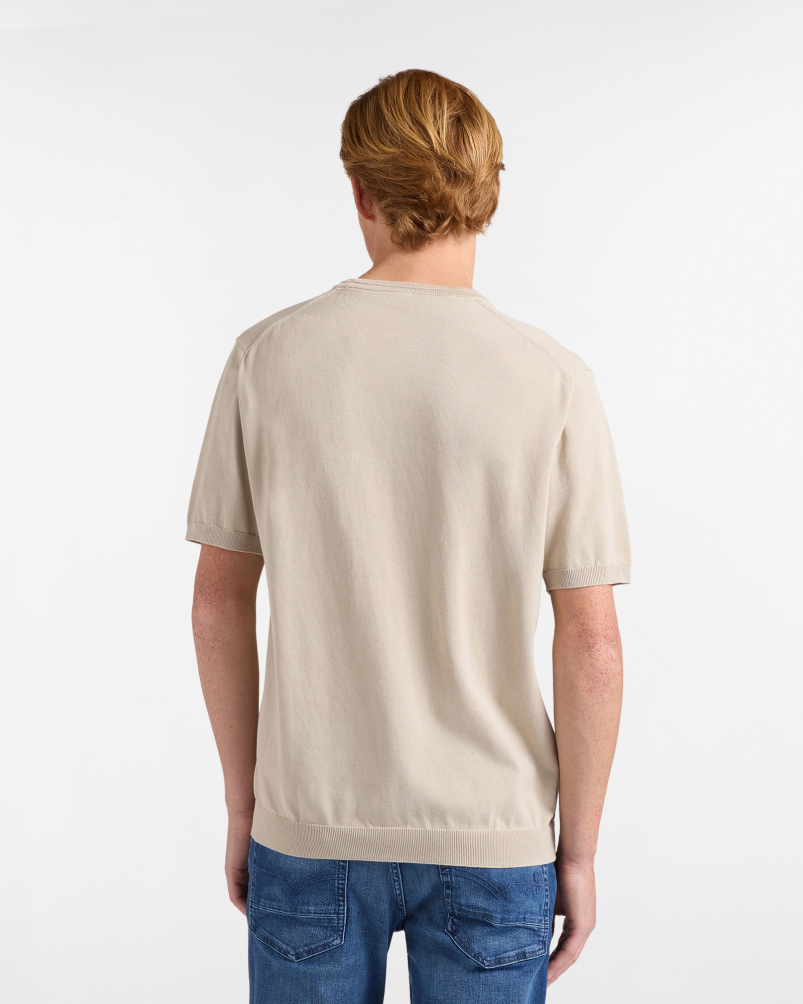 Girocollo Uomo in Crepe Manica Corta