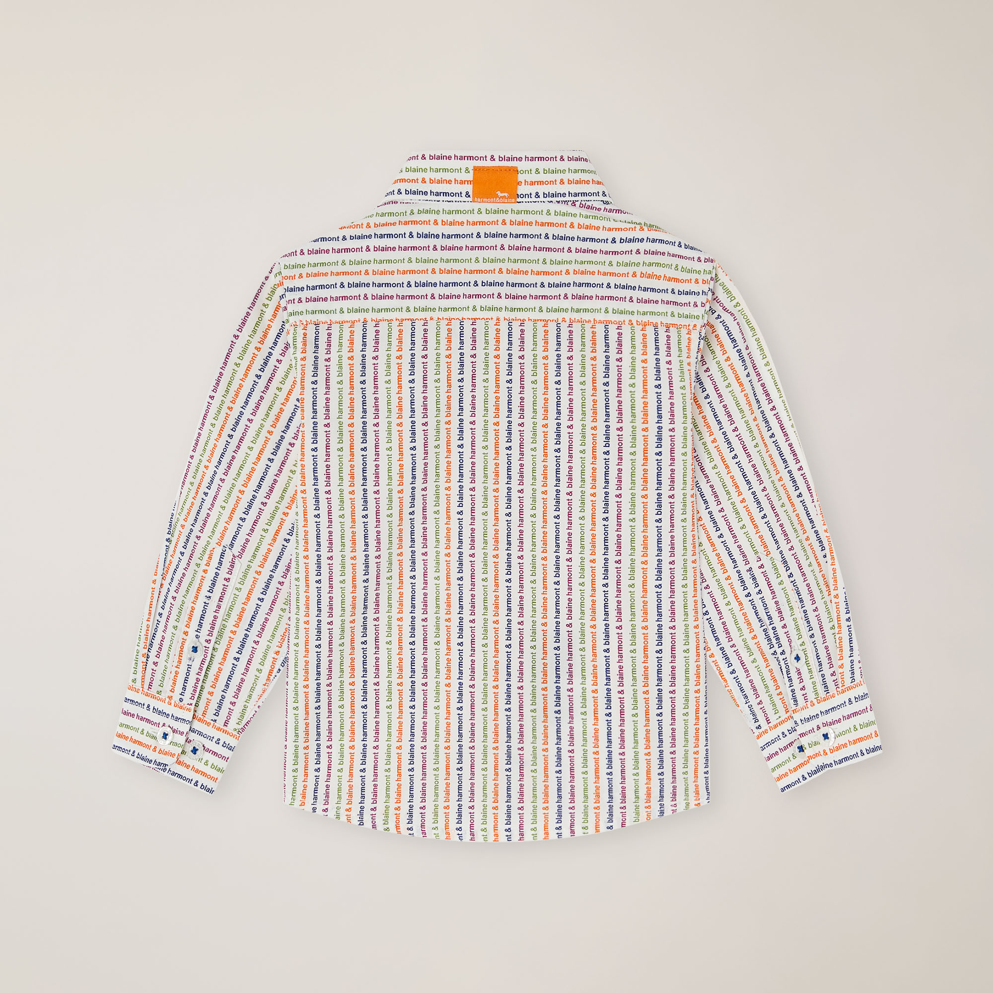 Shirt with multicolor logo print, multicolor, large image number 1
