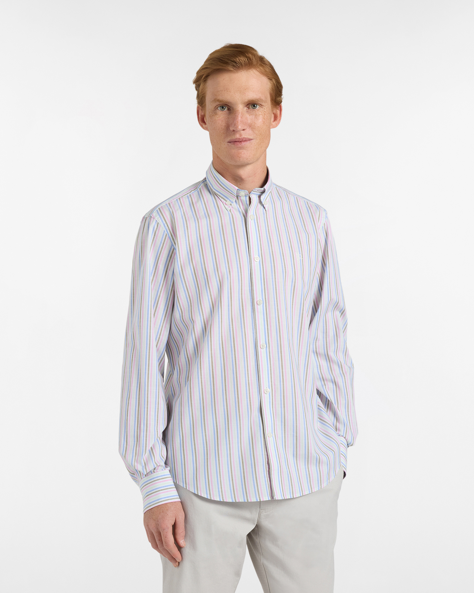 Camicia Uomo a Righe Regular Fit