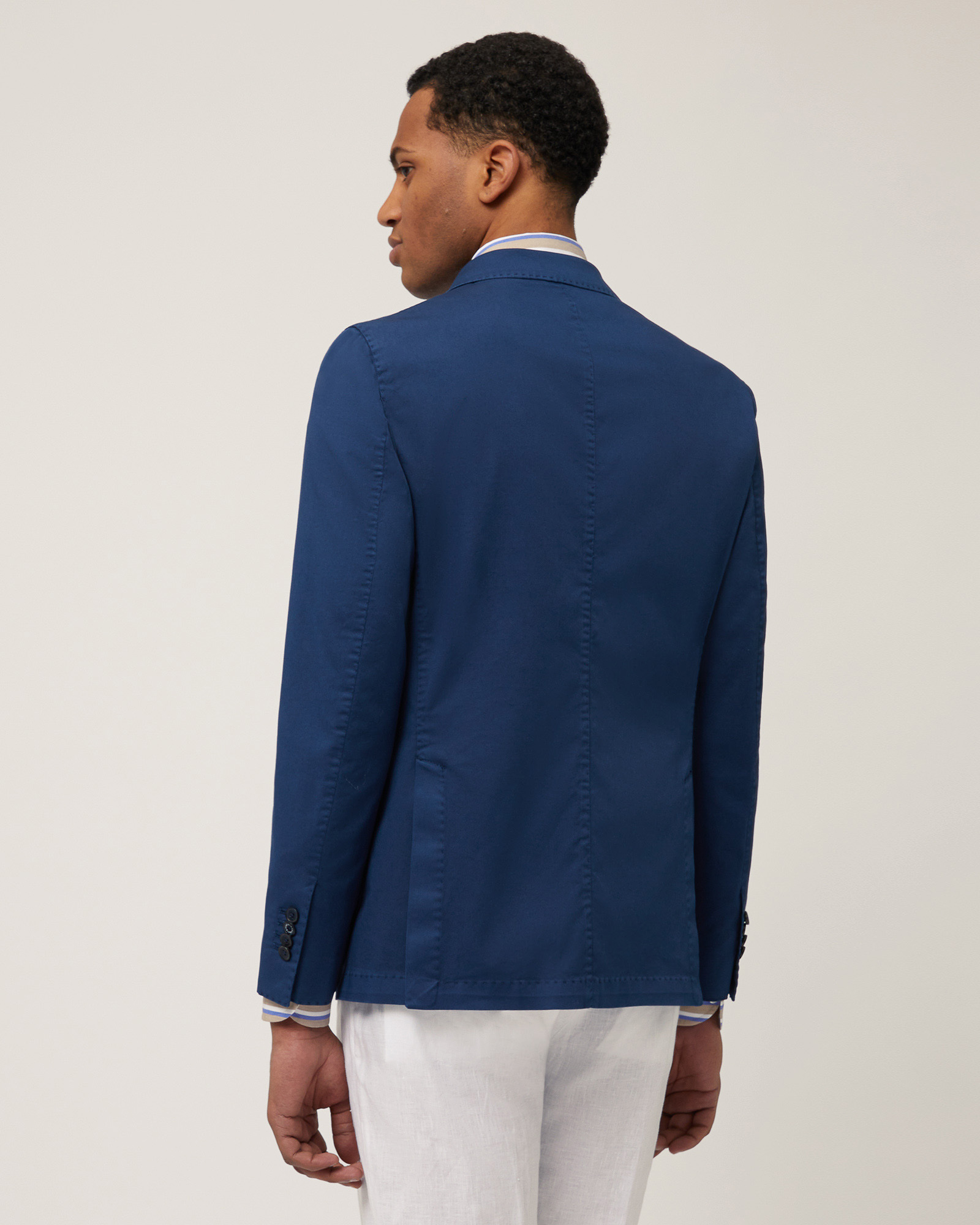 Cotton Double-Breasted Jacket