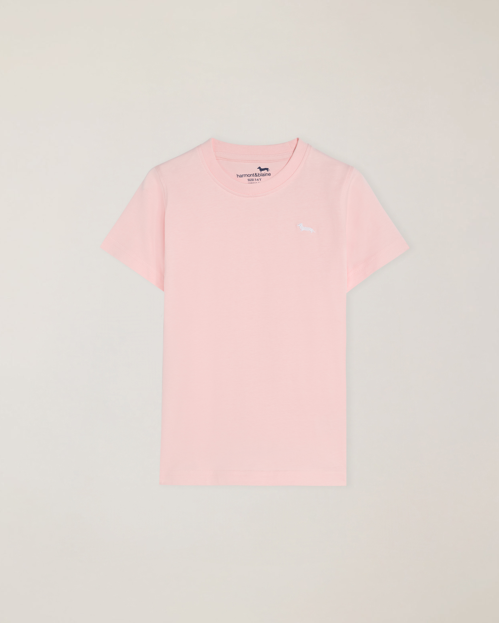 T-shirt jersey mezza manica ricamo logo