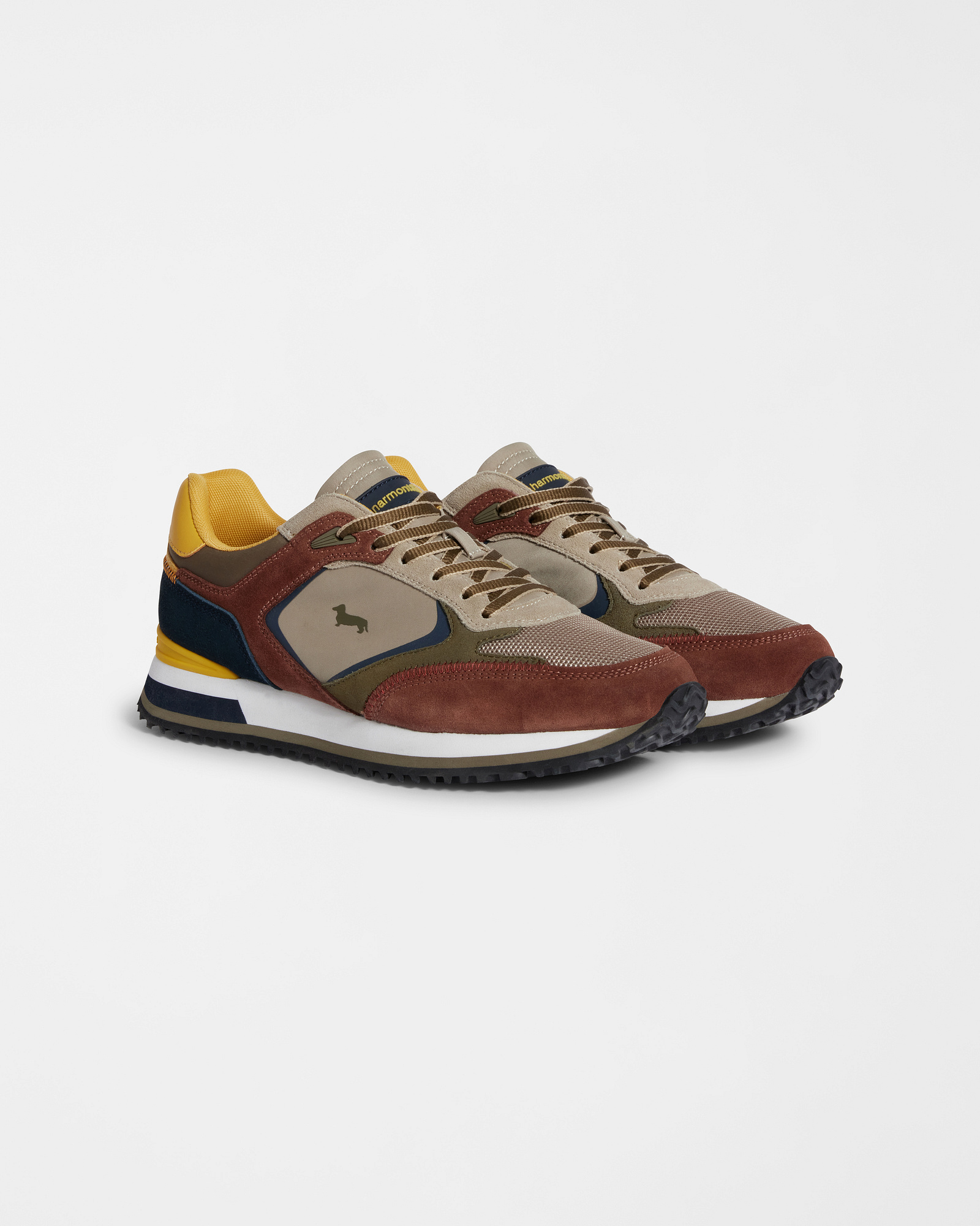Zapatillas para correr en mezcla de tejidos