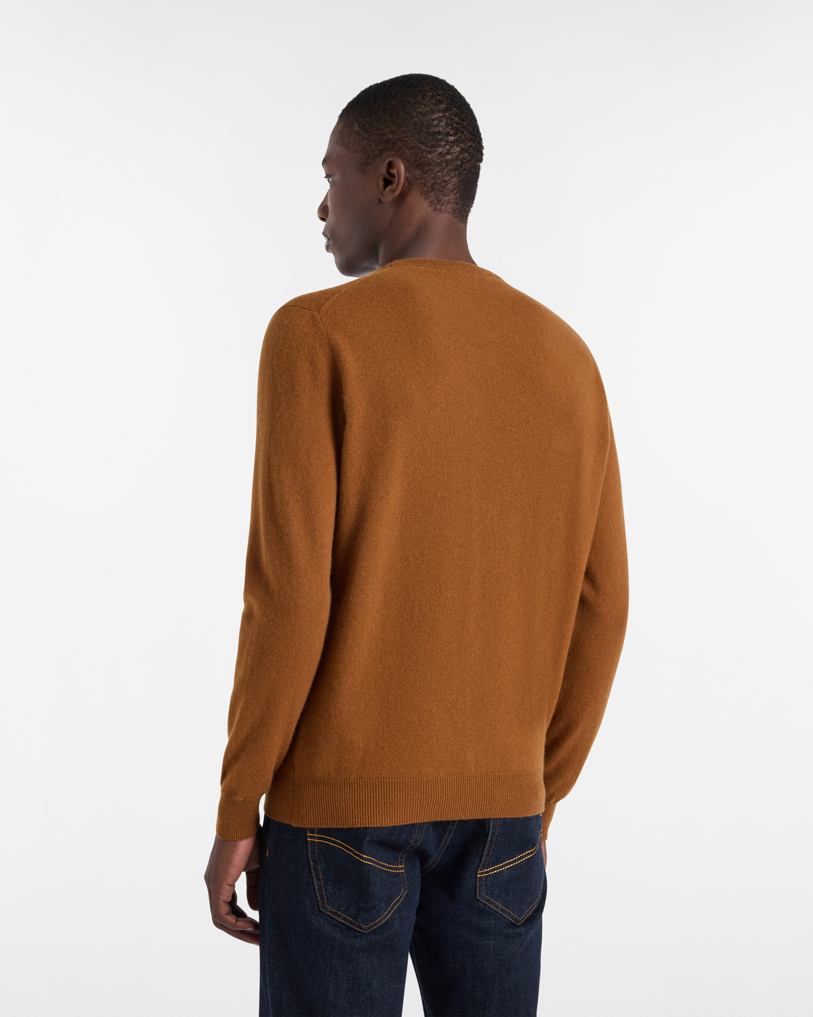 Pullover Girocollo In Cashmere