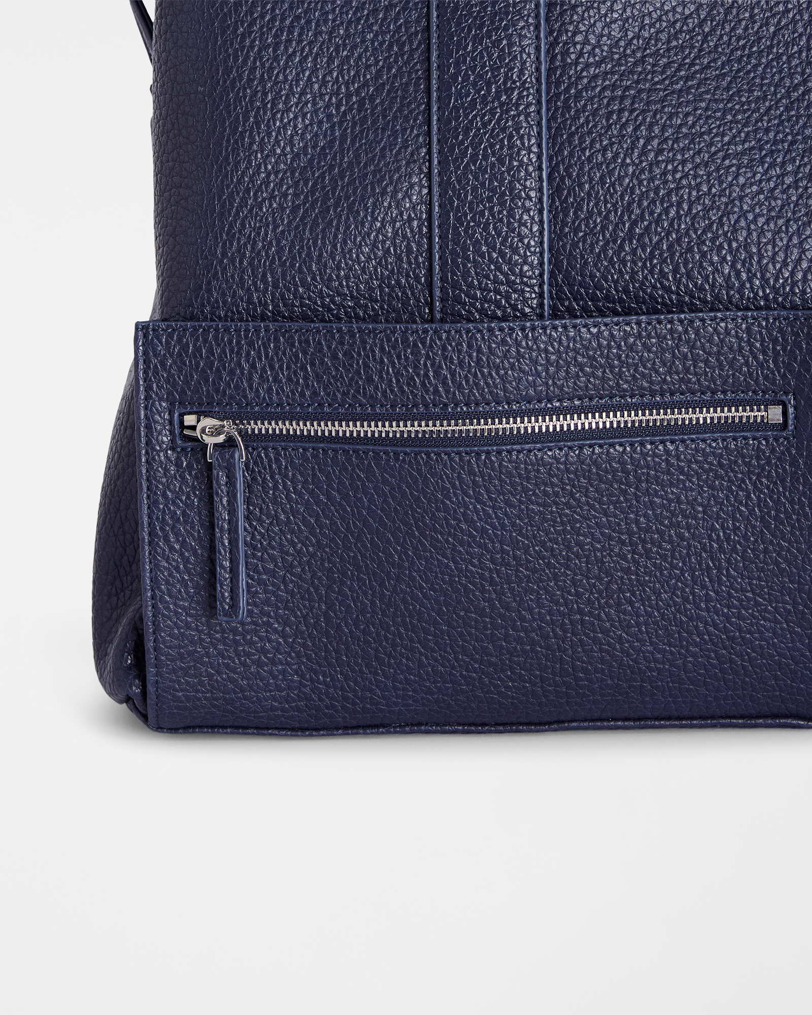 Bolsa de viaje de piel sint&eacute;tica, Azul, large image number 2