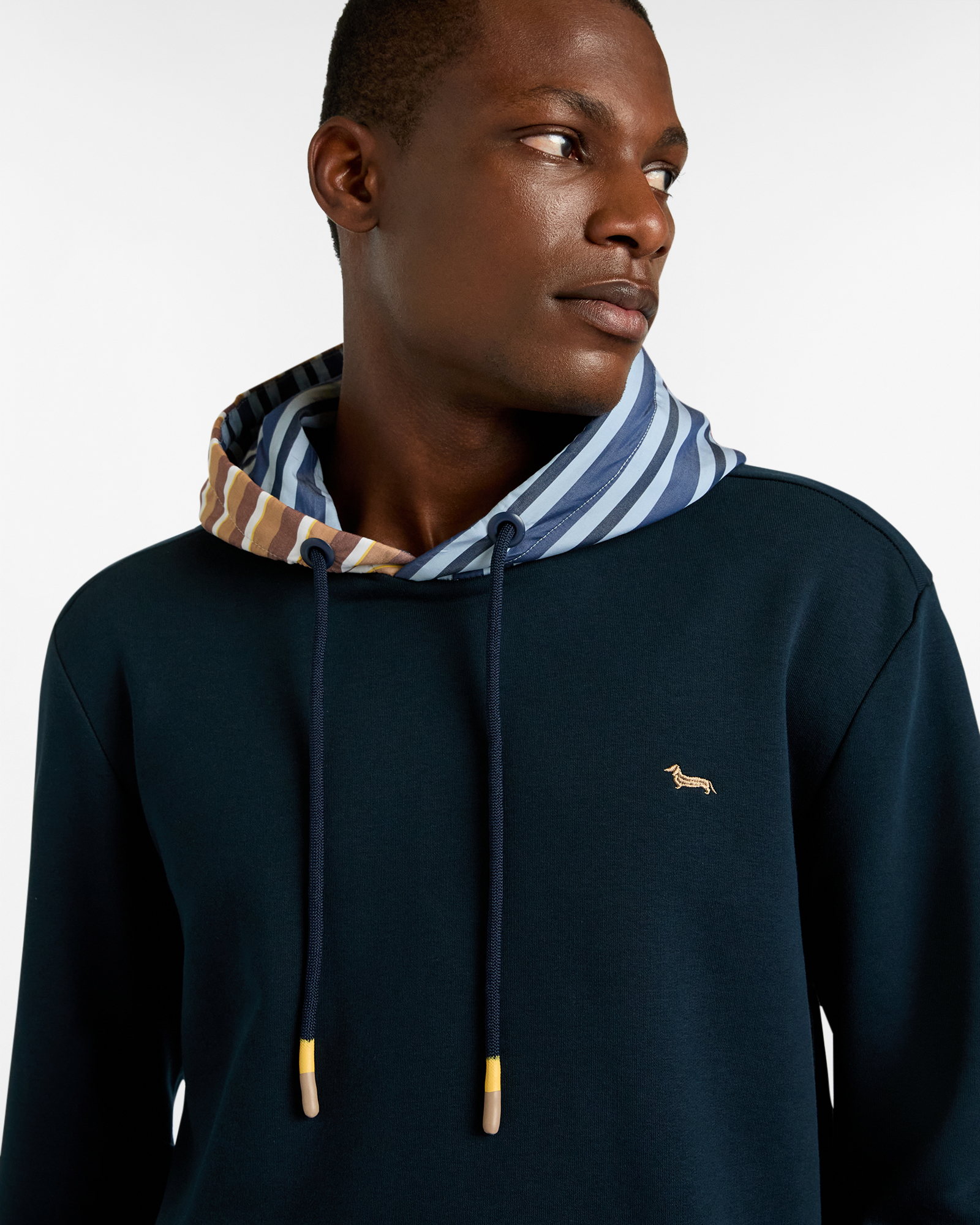 Hoodie Capsule “Upcycling”, Navy Blue, large image number 2