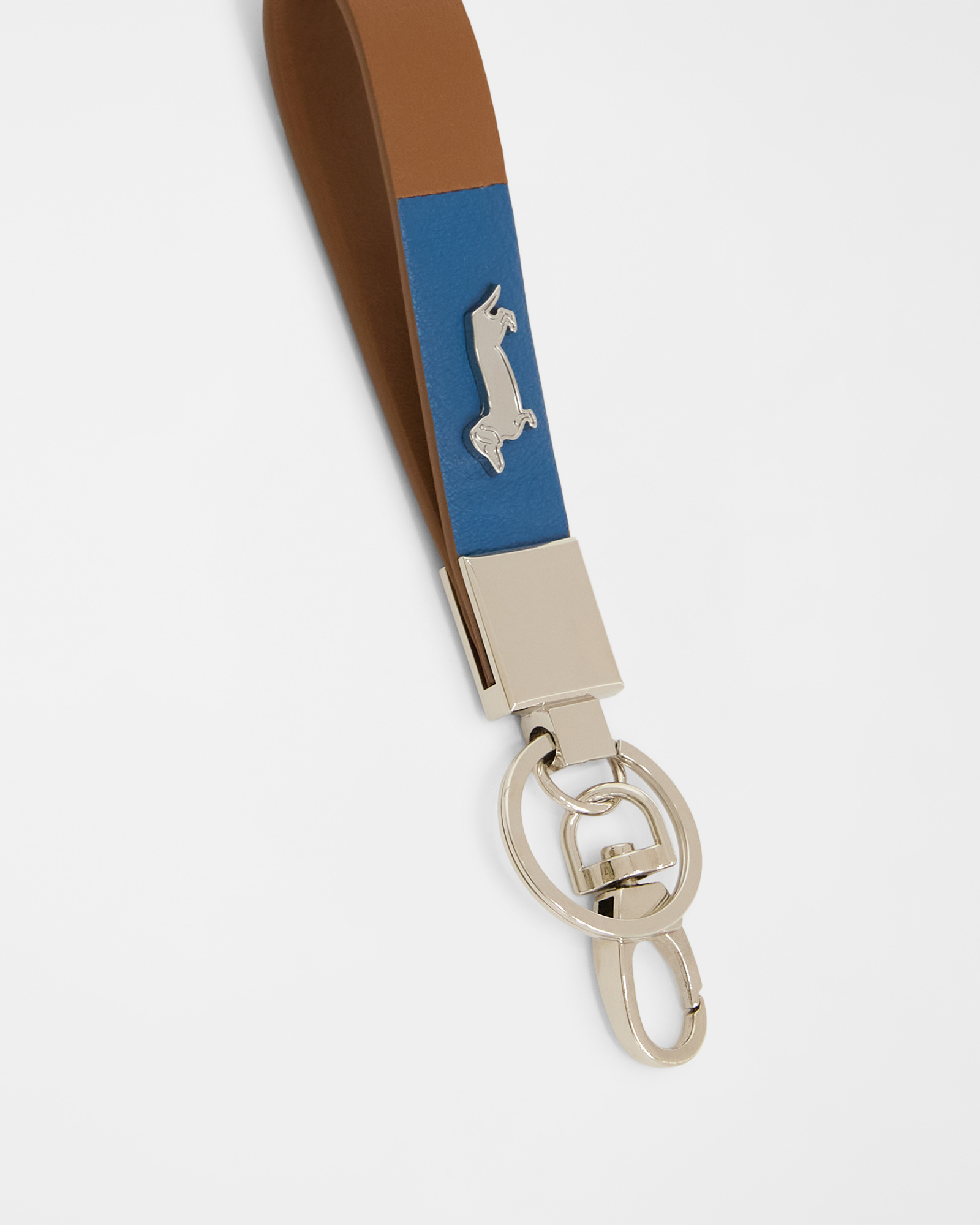 Keychain with metal dachshunds