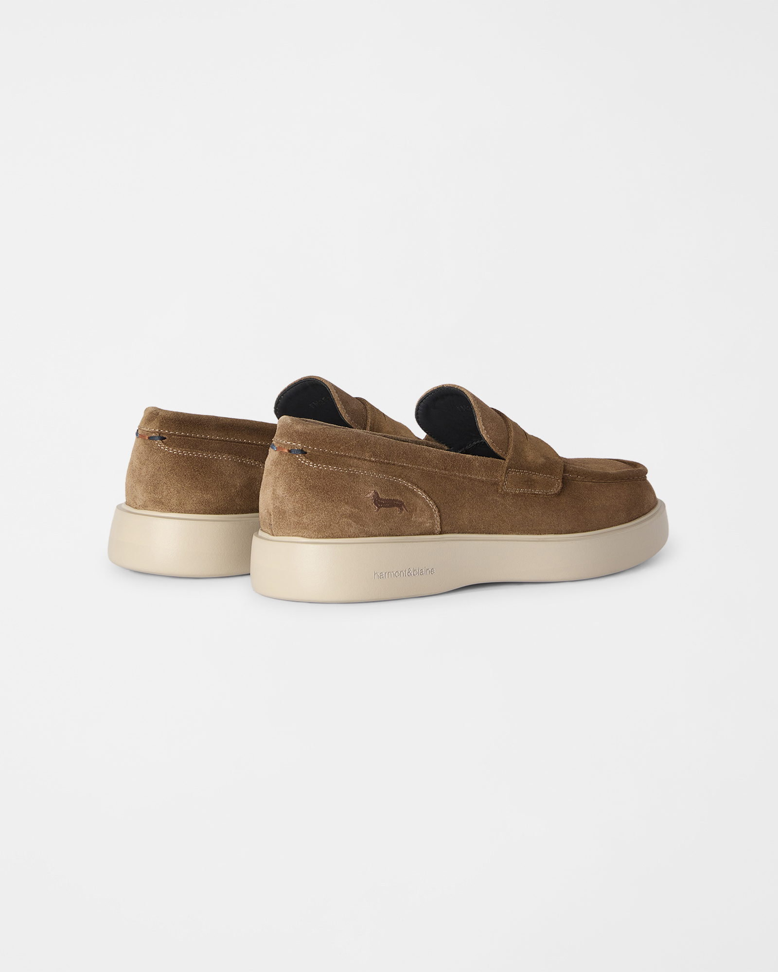 MEN&rsquo;S SUEDE SHOE, TAUPE, large image number 2