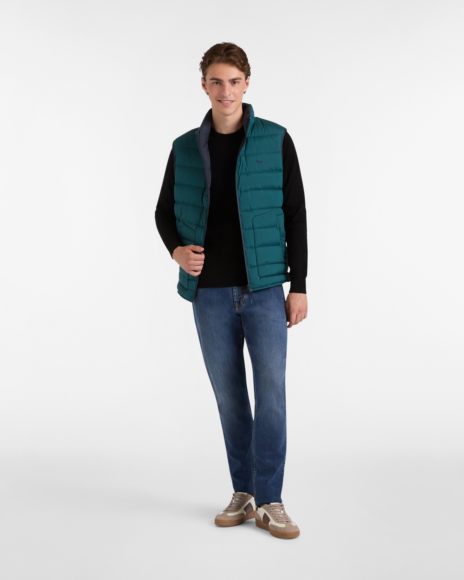 Essentials cotton and cashmere sweater, Black, large image number 3