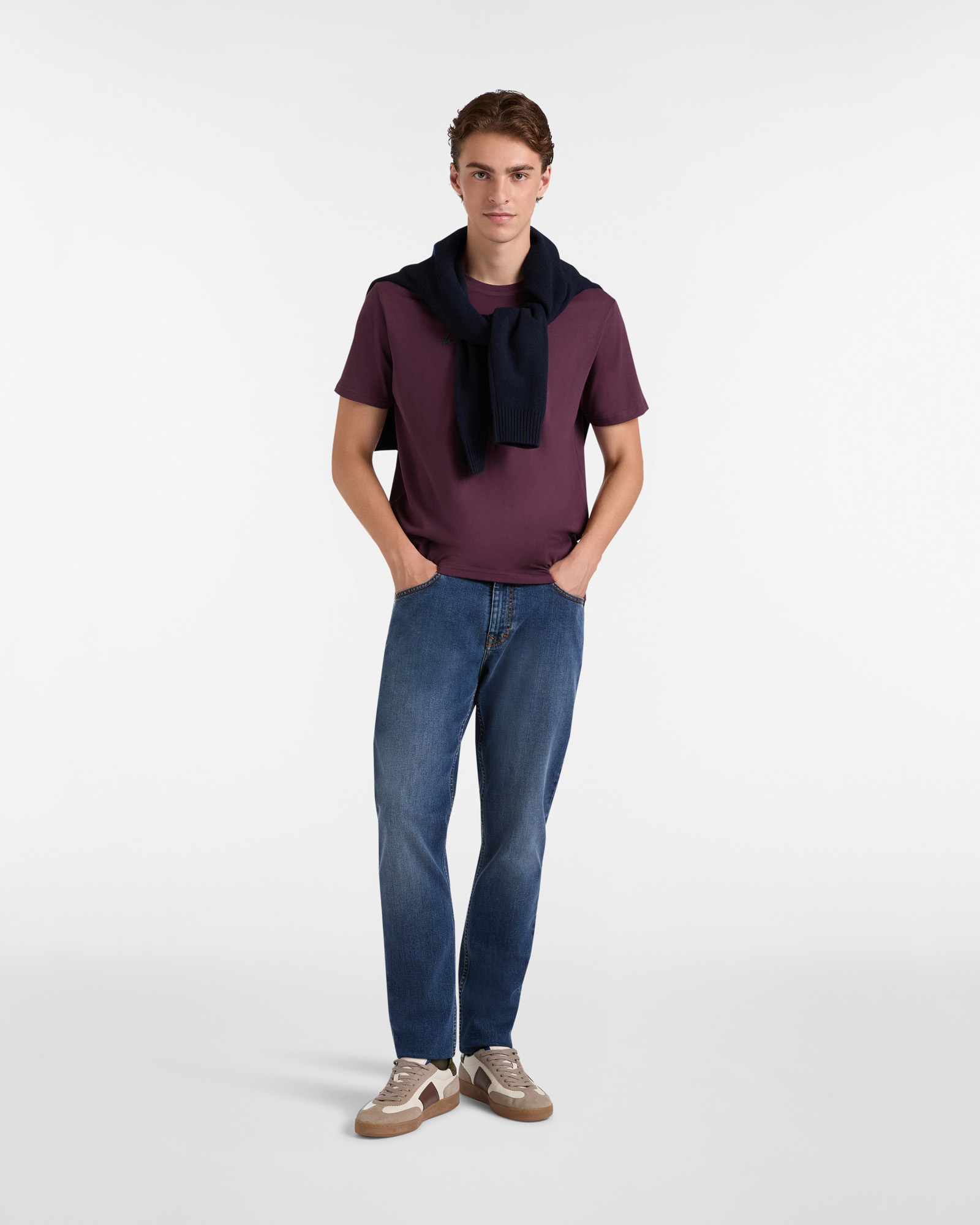 Pantalón de denim Essentials estilo 5 bolsillos, Azul, large image number 3