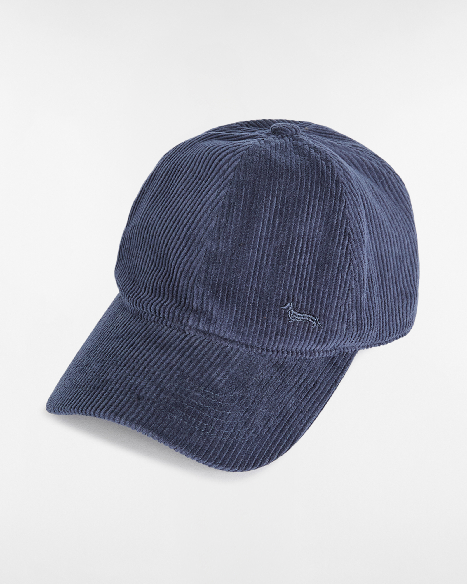 Cappello In Velluto A Coste, Blu Navy, large