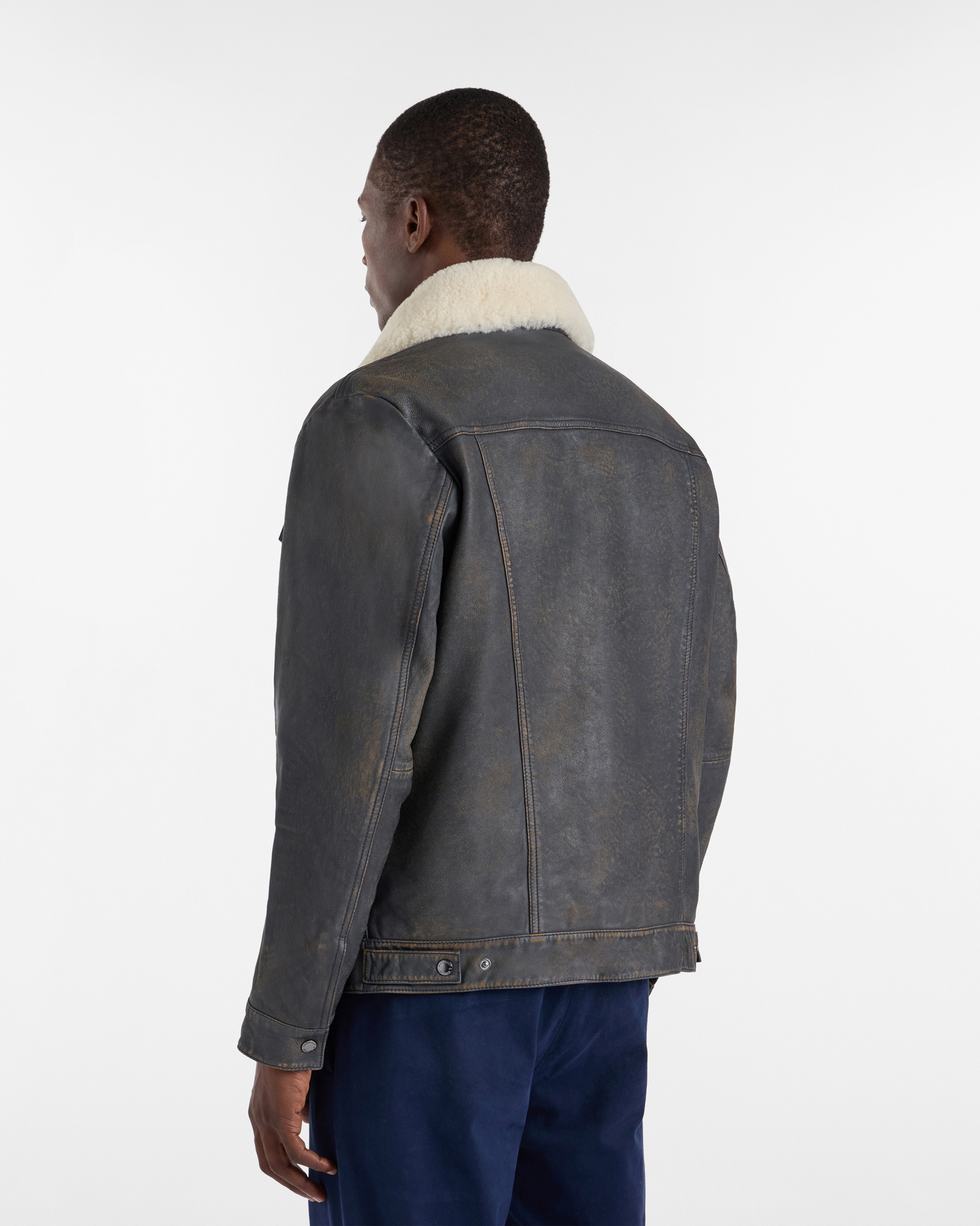 Shearling Bomber Jacket
