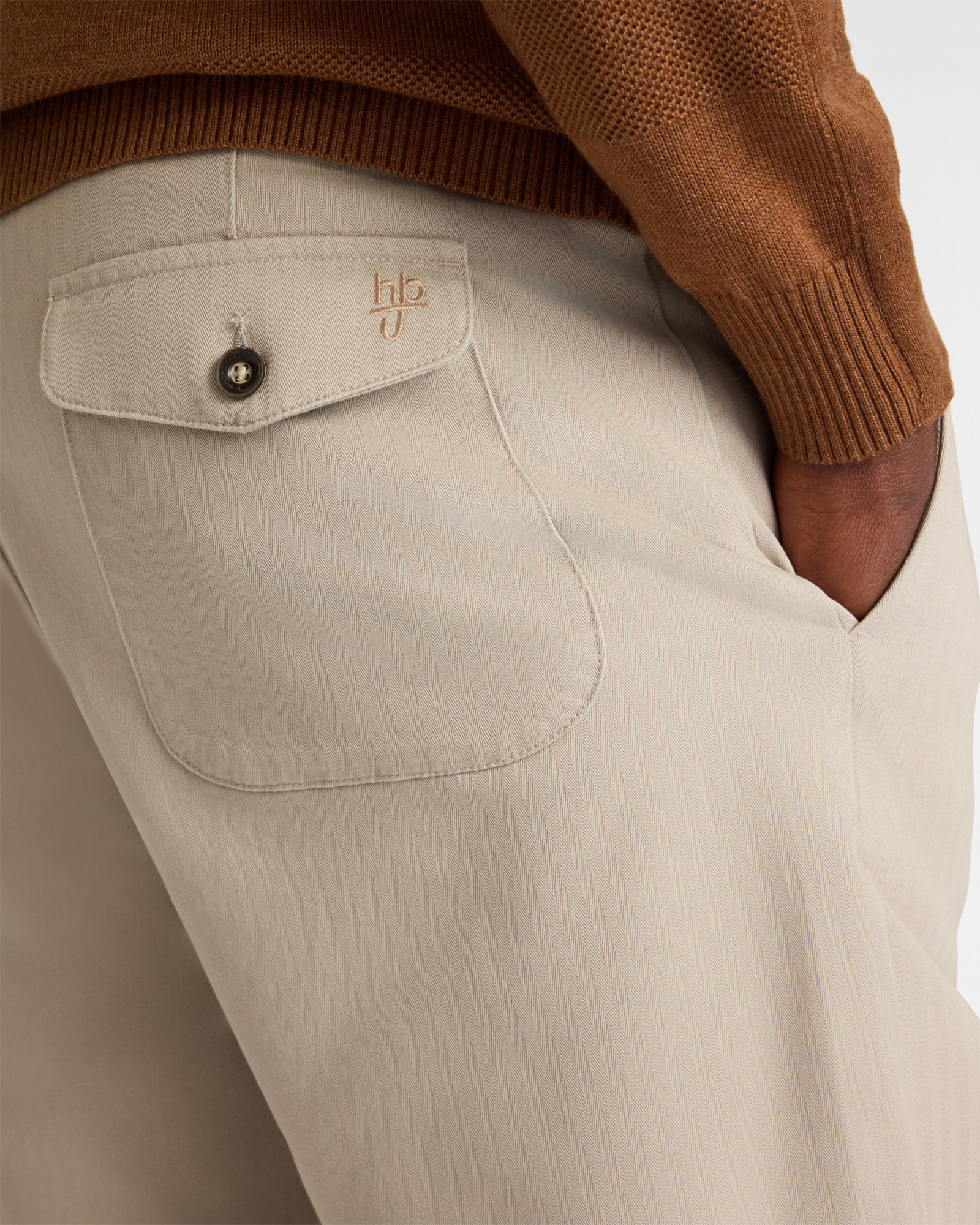 Pantaloni Cargo Carrot Fit con Tasche Applicate, Beige, large image number 2