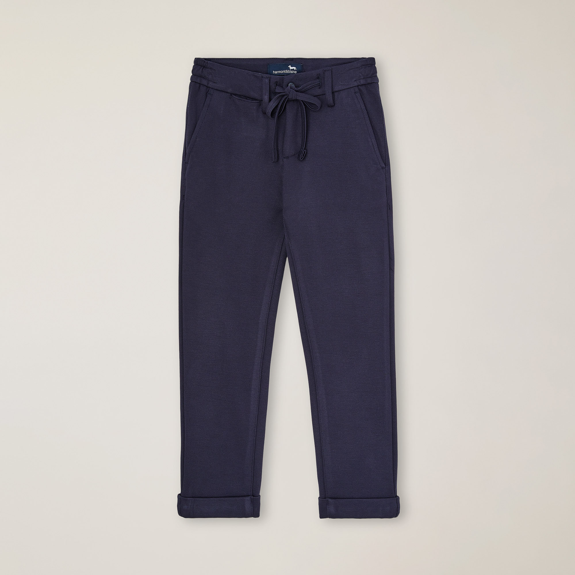 Chinos with drawstring, Light blue, large image number 0
