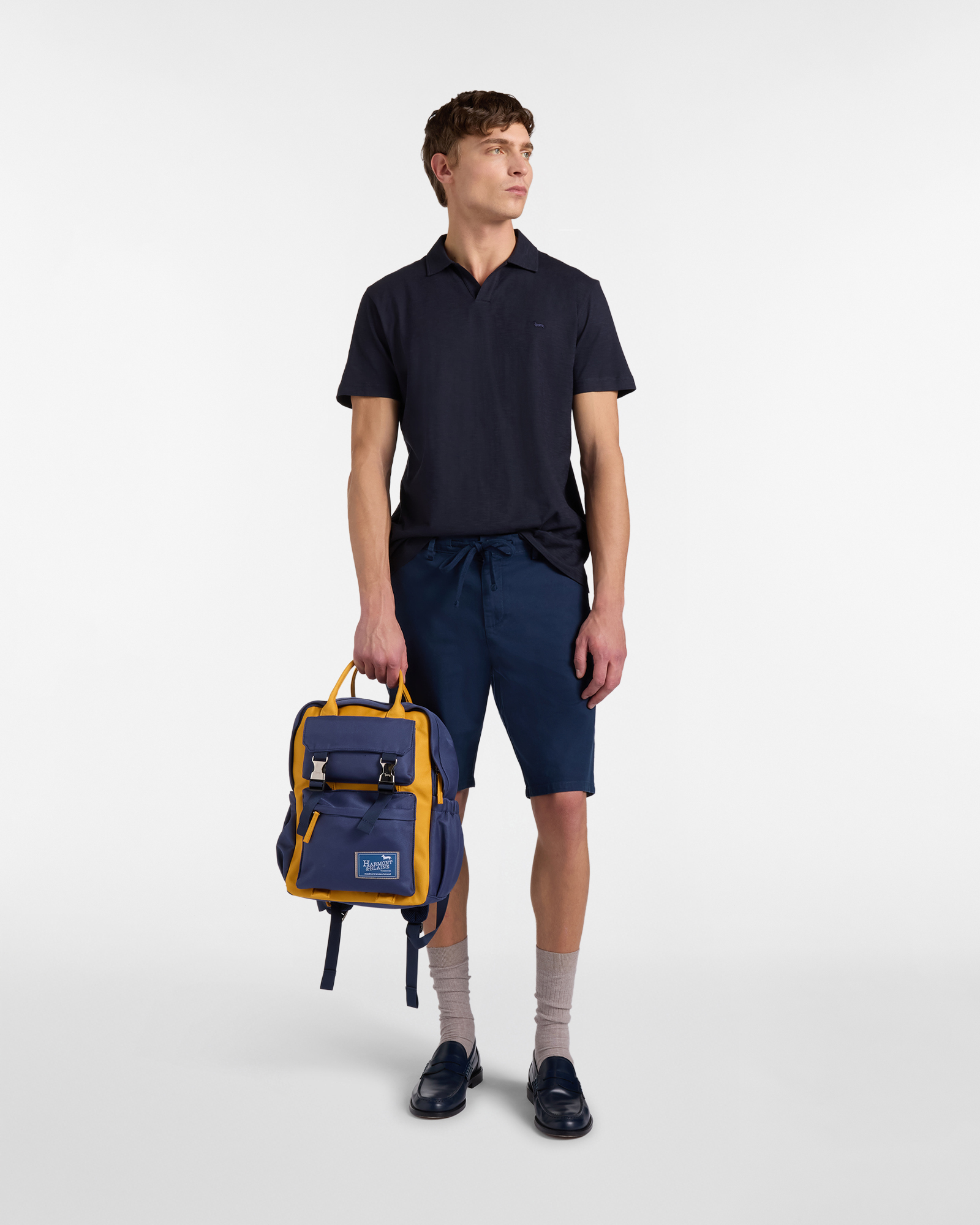 Extralight polo shirt with Derby collar, Blue, large image number 3