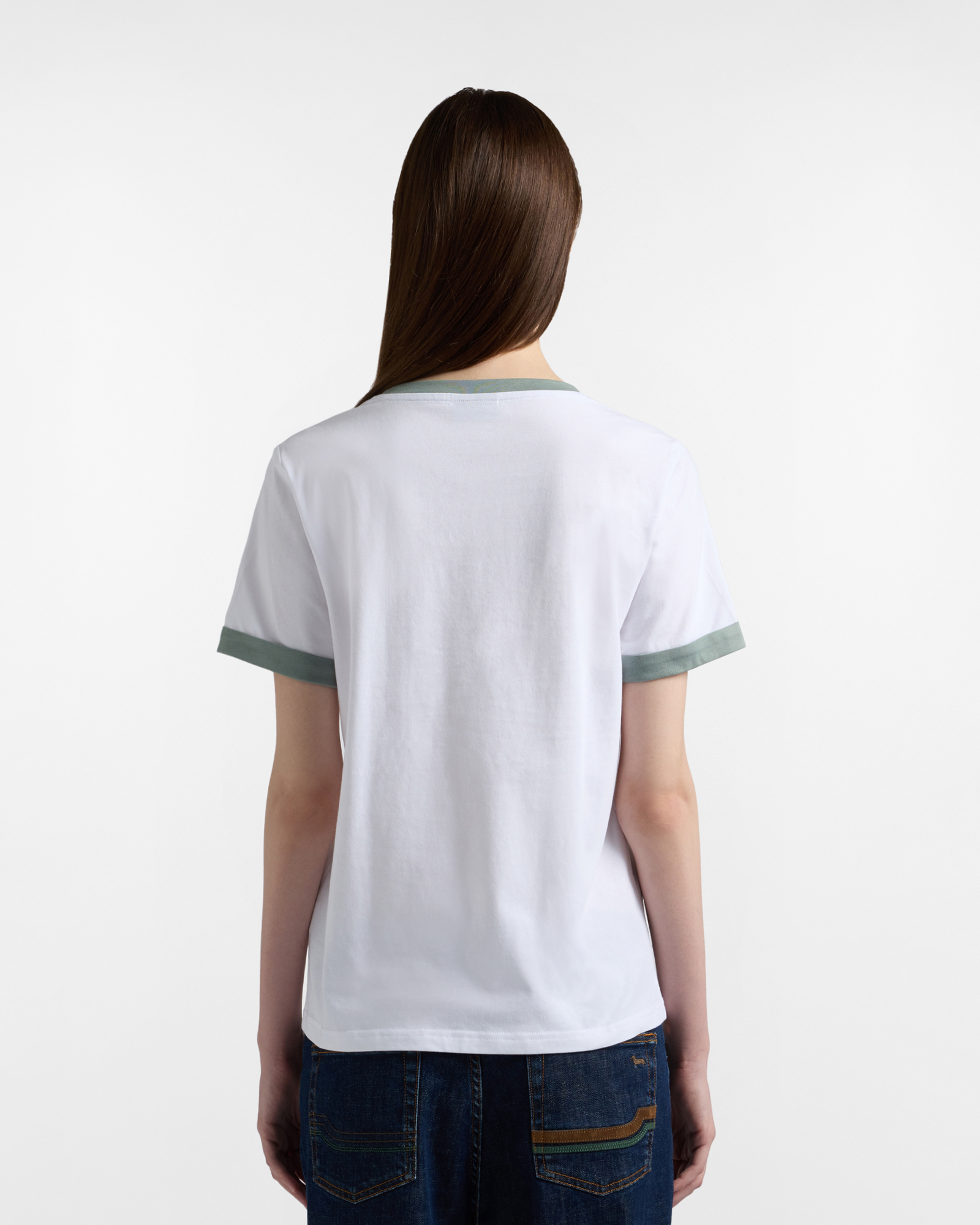 T-shirt with embroidery, White, large image number 1