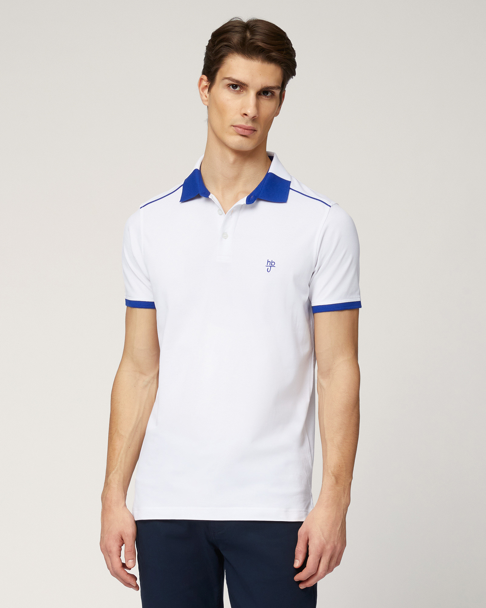 Narrow Polo With Contrasts