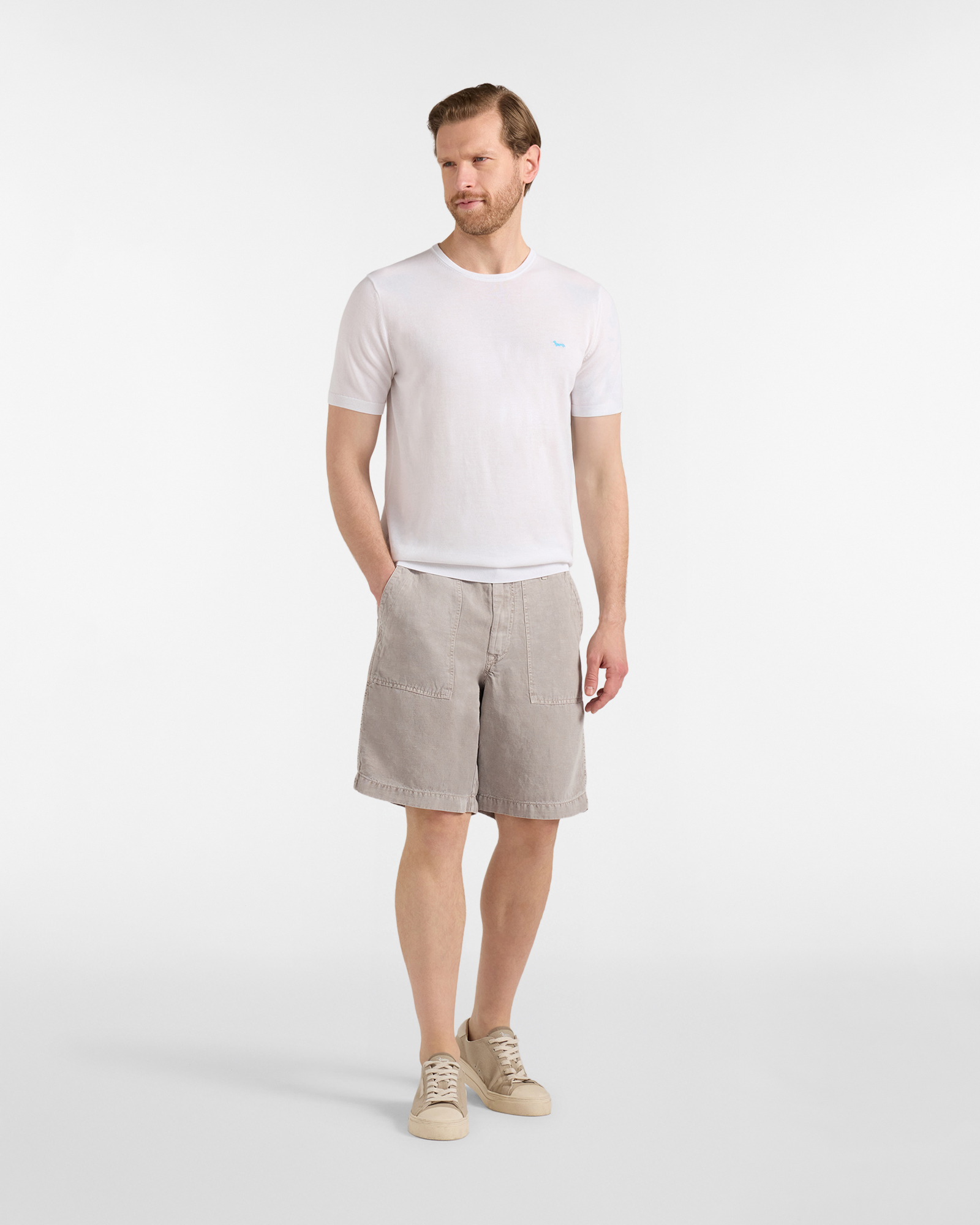 Knit T-shirt, White, large image number 3