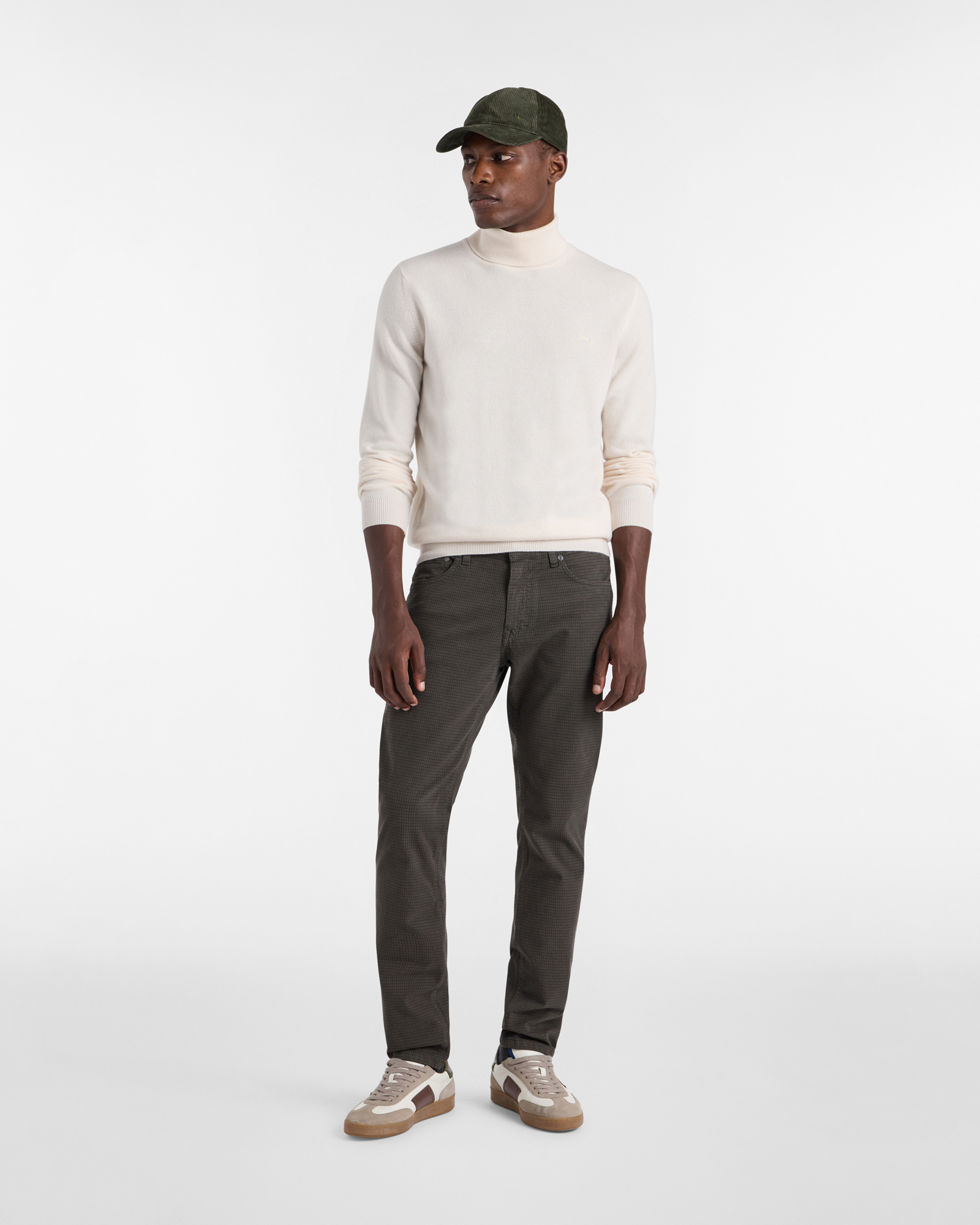 Pure cashmere turtleneck "Cortina a Colori", Beige, large image number 3