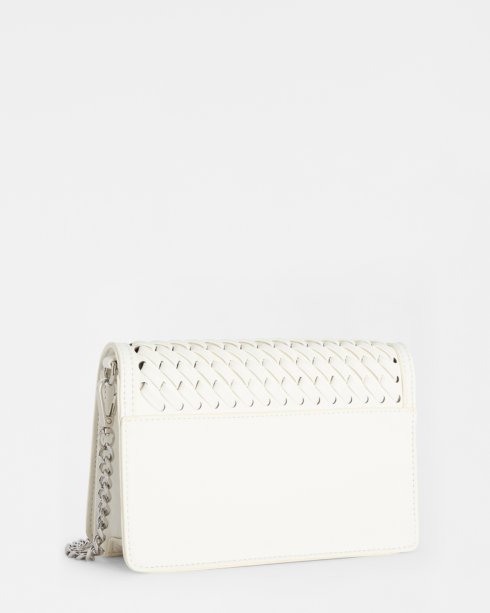 Woven cross-body bag