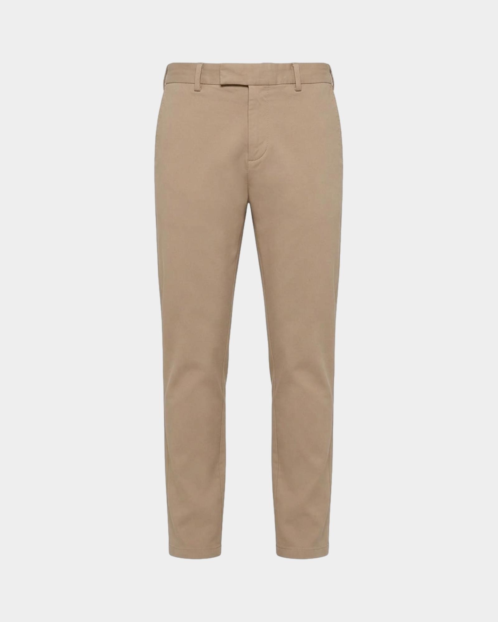 Pantal&oacute;n jogger para hombre en algod&oacute;n el&aacute;stico, BEIGE, large