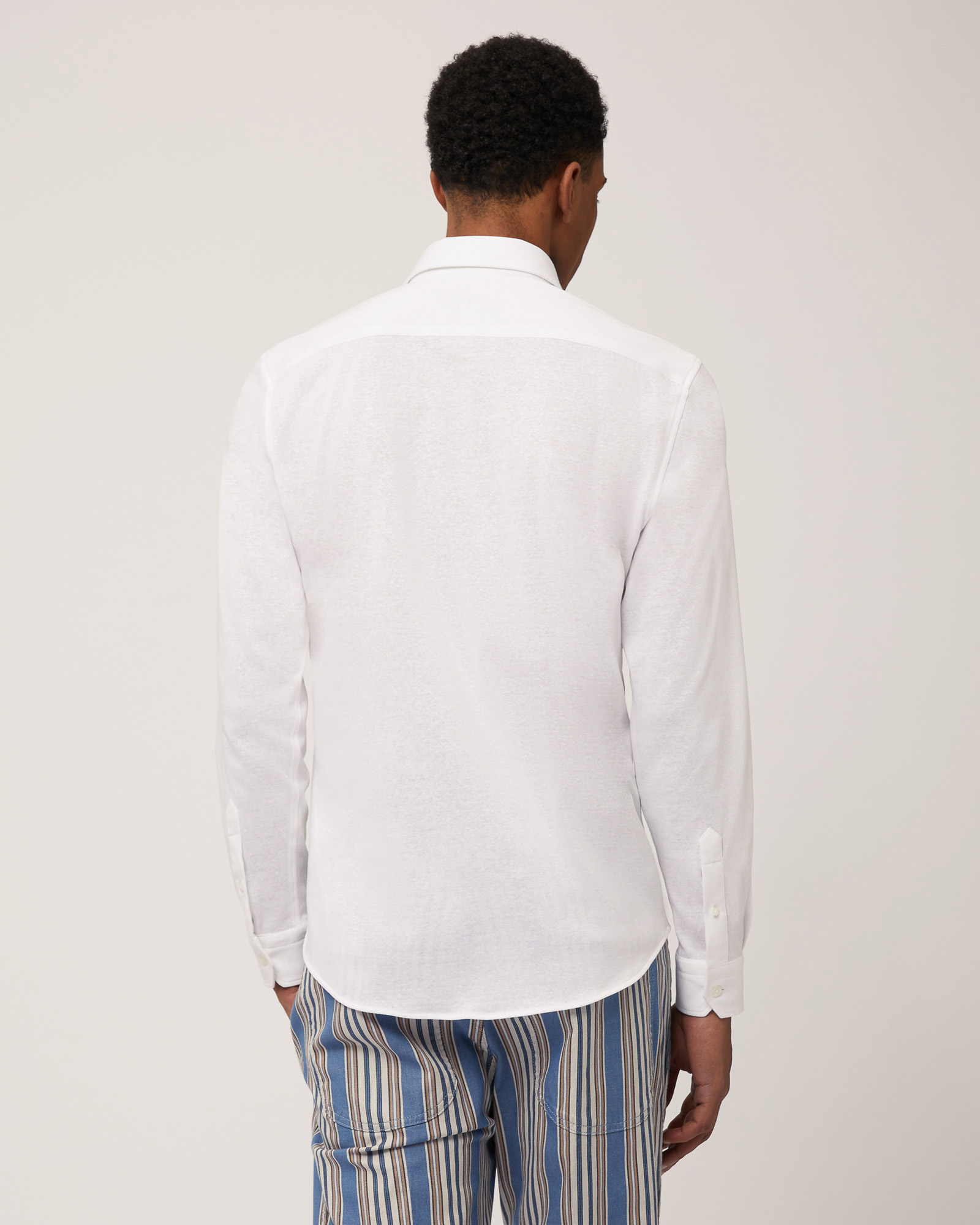 Shirt with Dachshund Embroidery, Creamy White, large image number 1