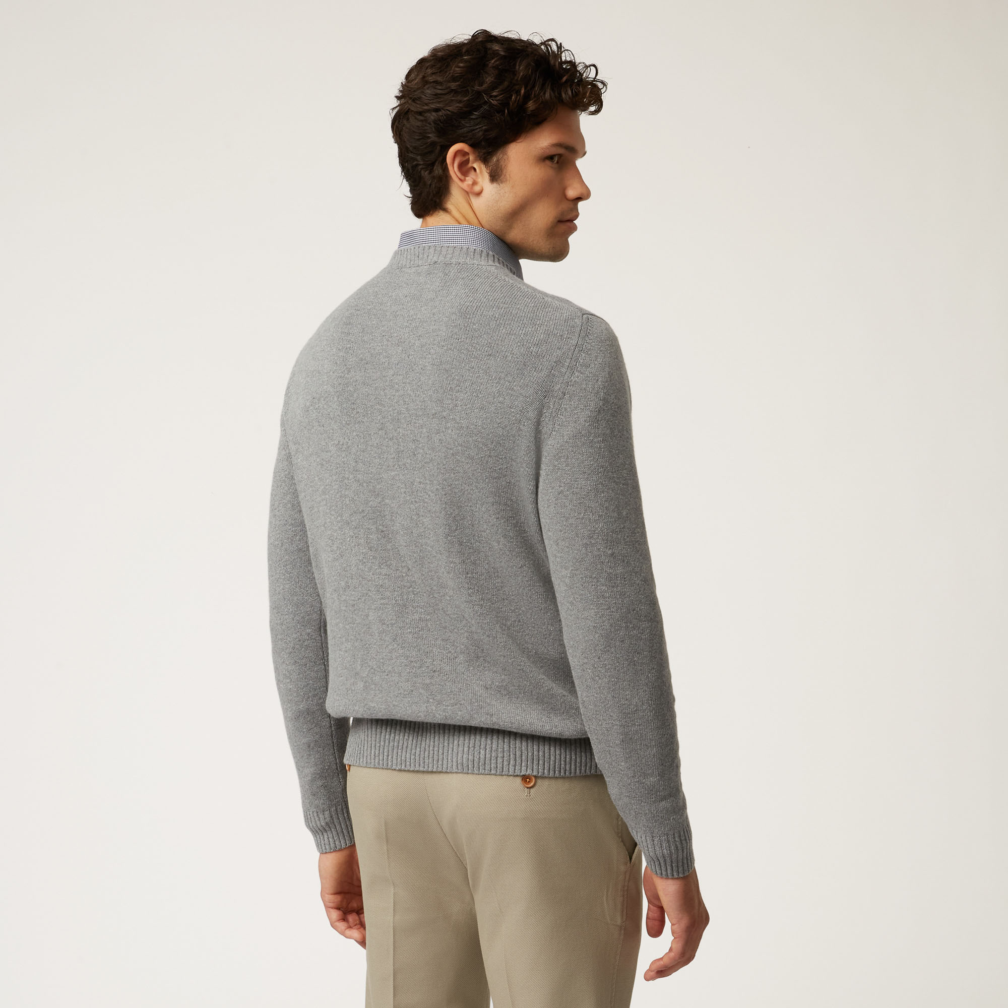 Pullover Girocollo Con Bassotto Blaine Ski Lounge, Grigio, large image number 1