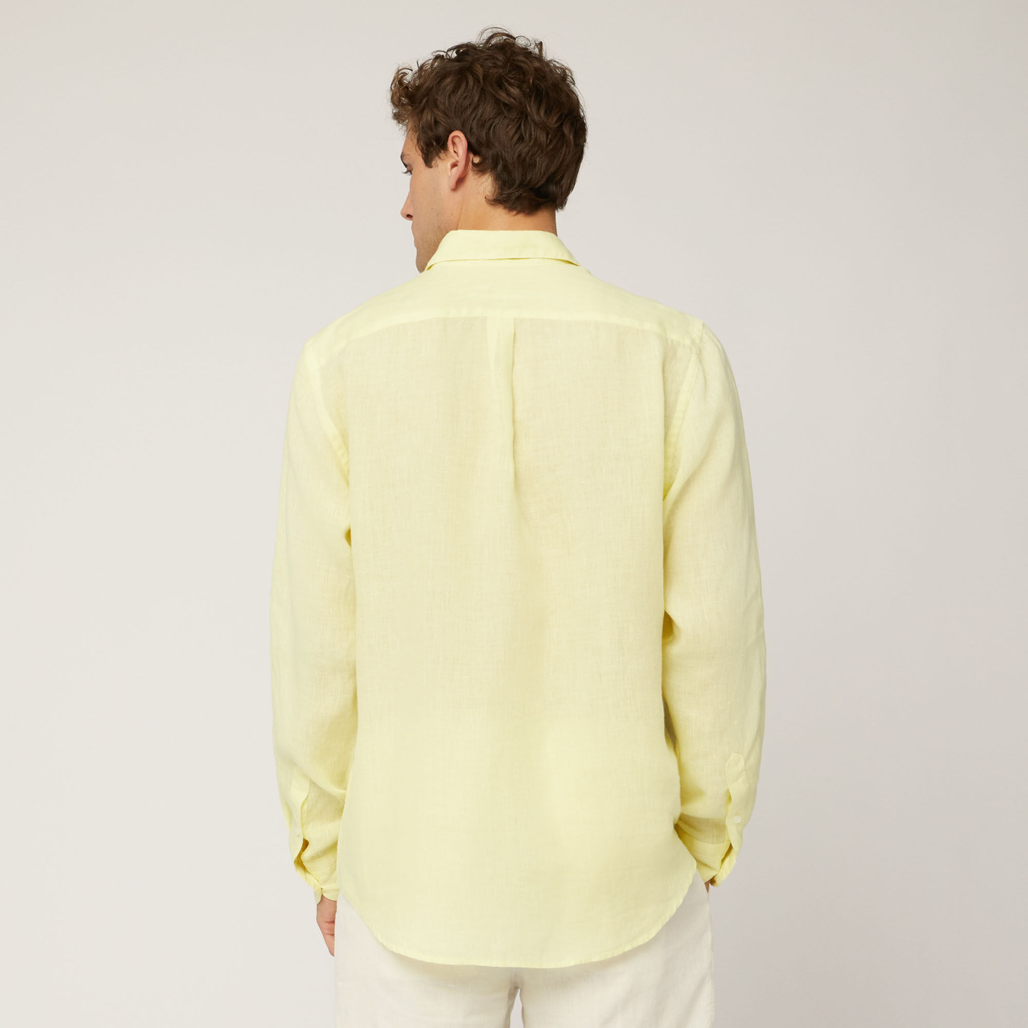 Camisa de lino, Amarillo Claro, large image number 1