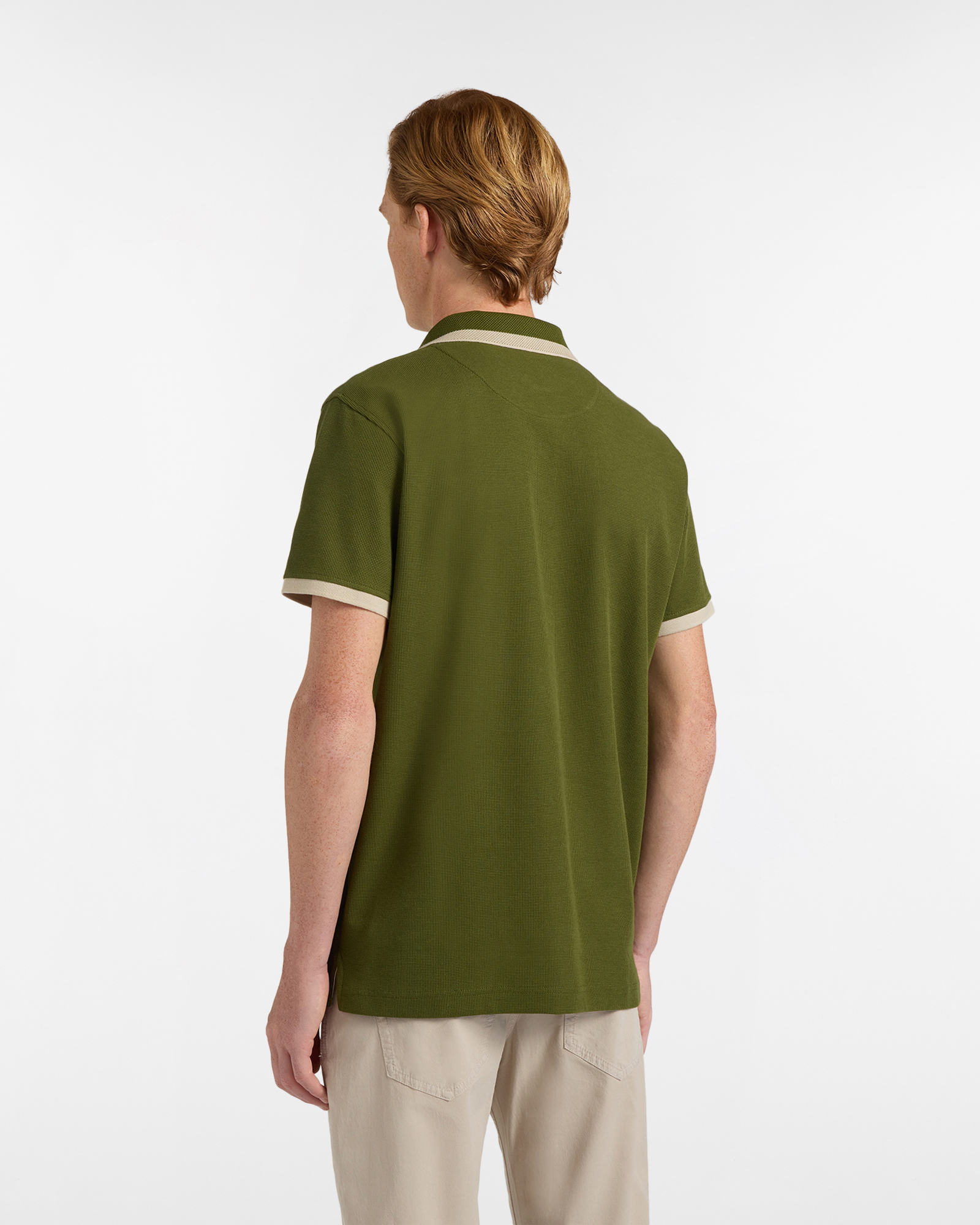 Polo uomo regular fit colletto a contrasto