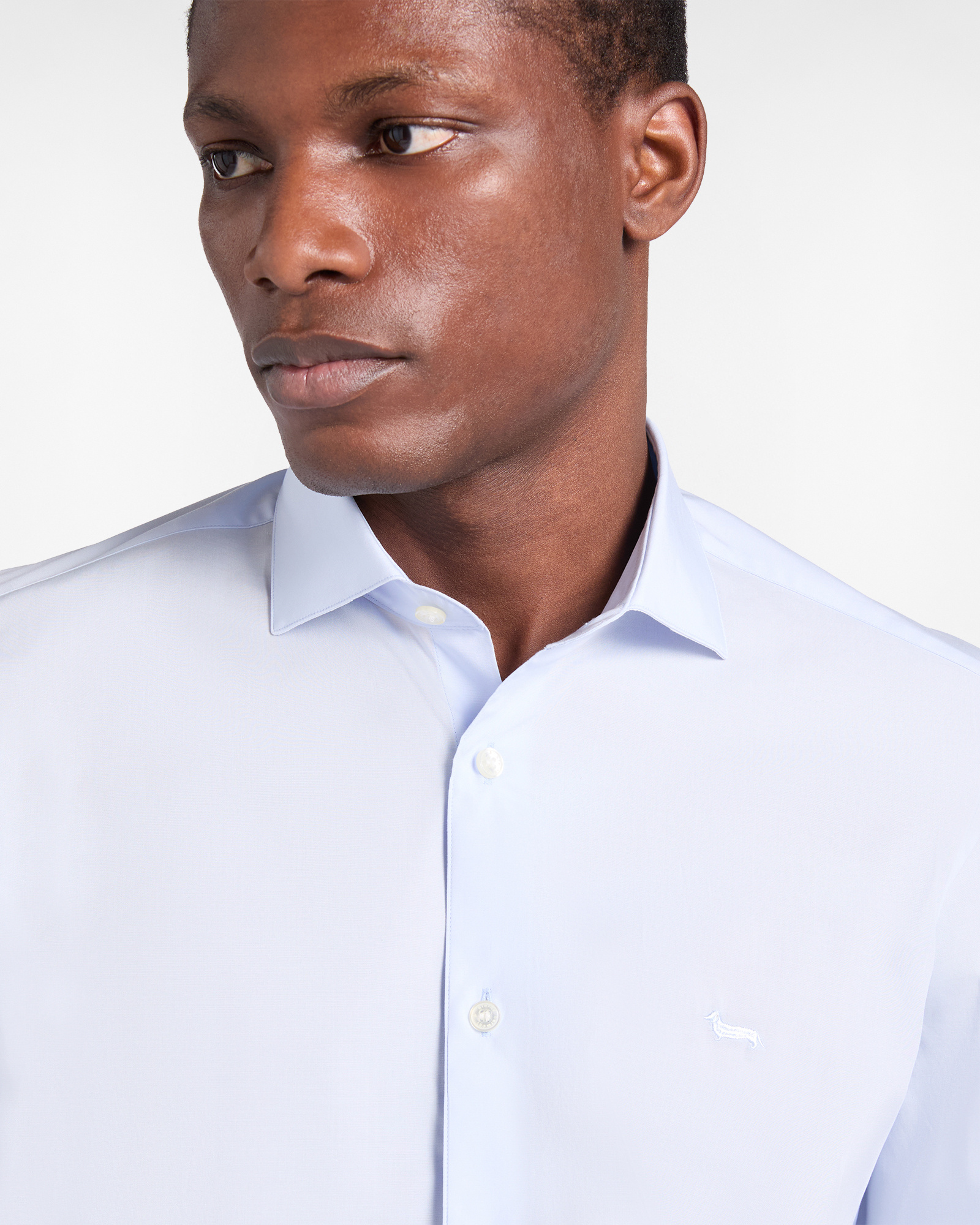 Men's stretch poplin shirt