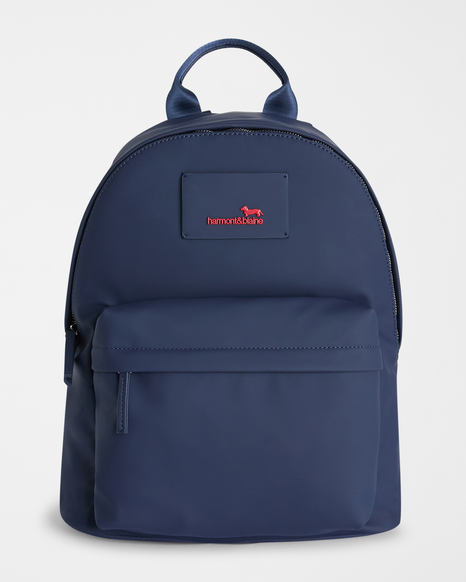 Faux leather backpack