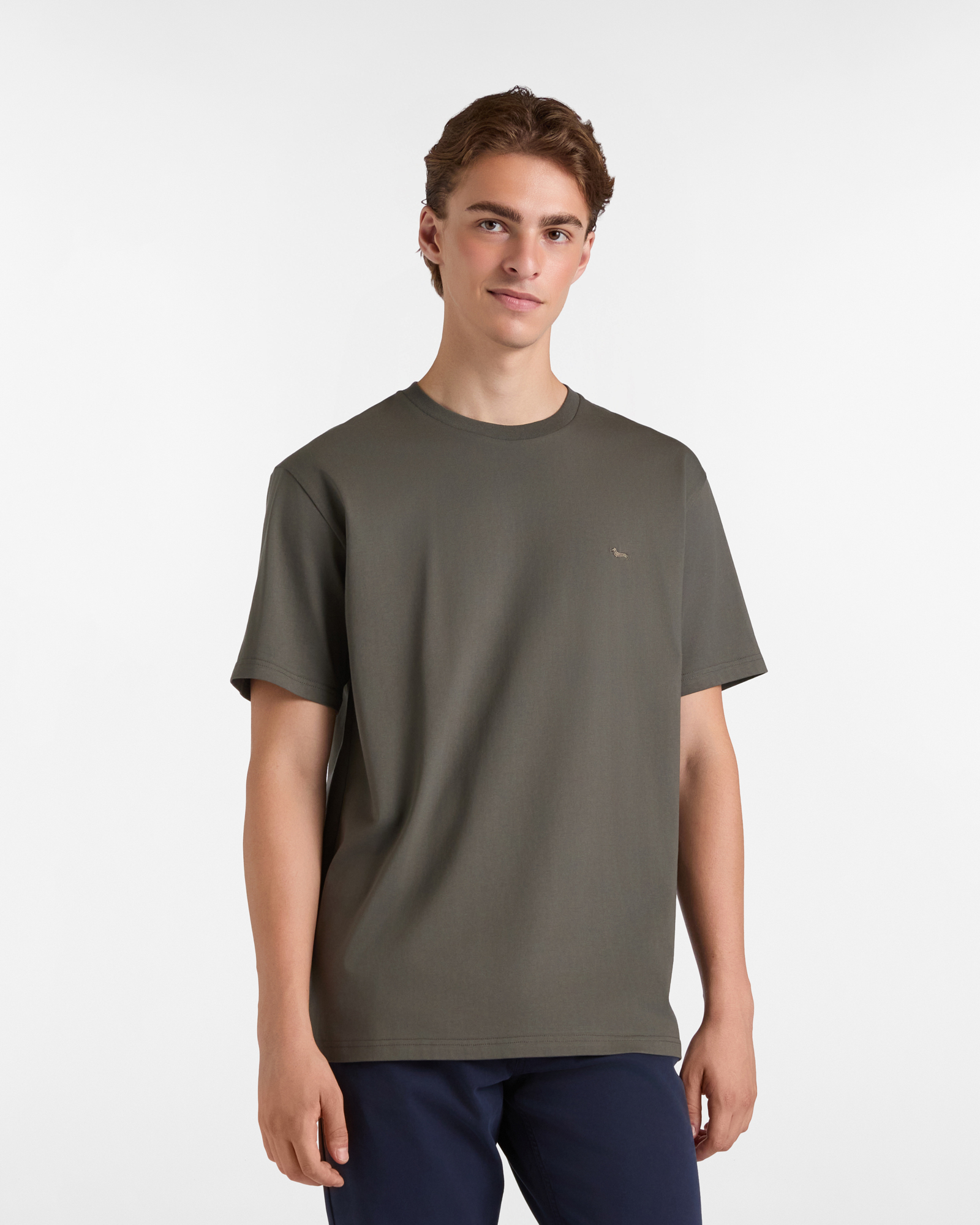 Relaxed Fit Cotton T-Shirt, Green, large