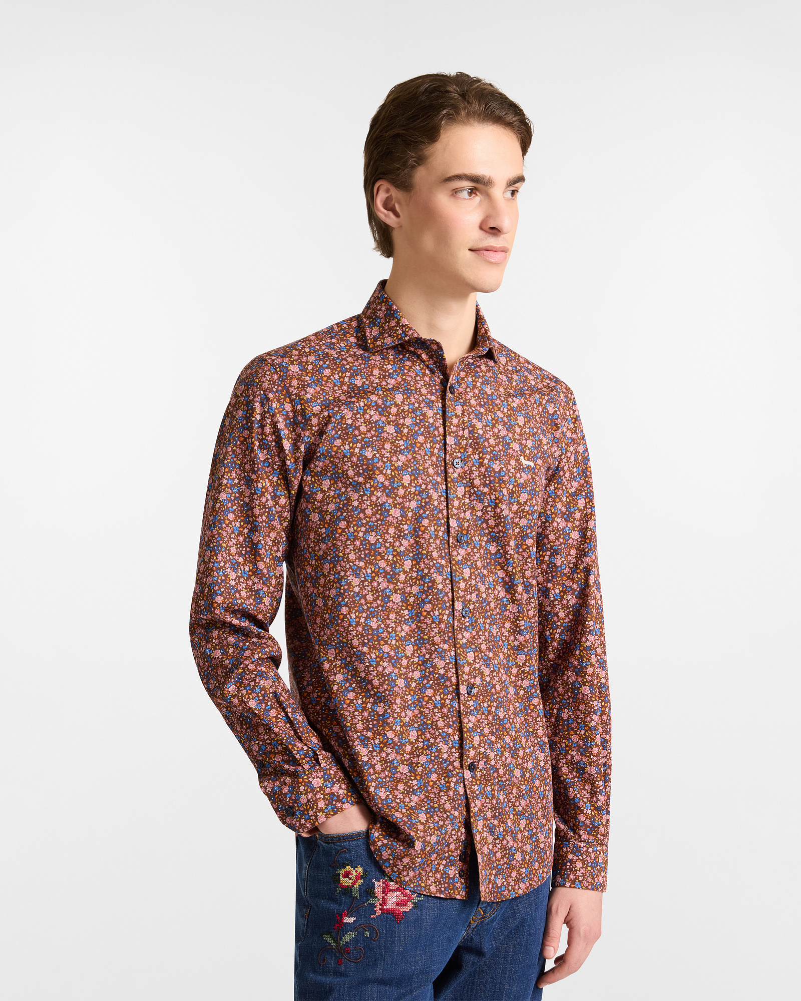 Camicia A Fiorellini