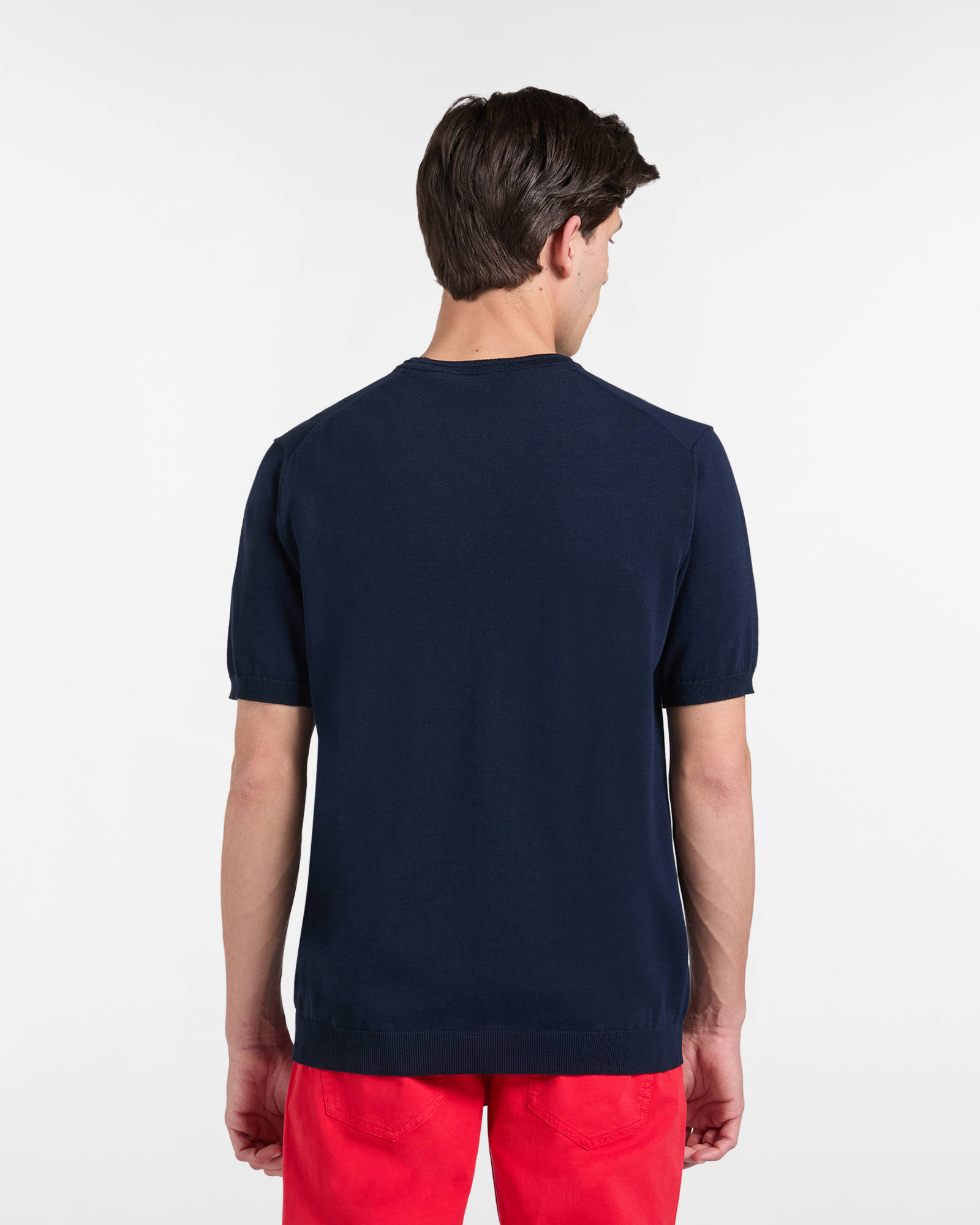 Girocollo Uomo in Crepe Manica Corta