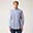 Mixed-Fabric Cotton Shirt, Blu Chiaro, swatch