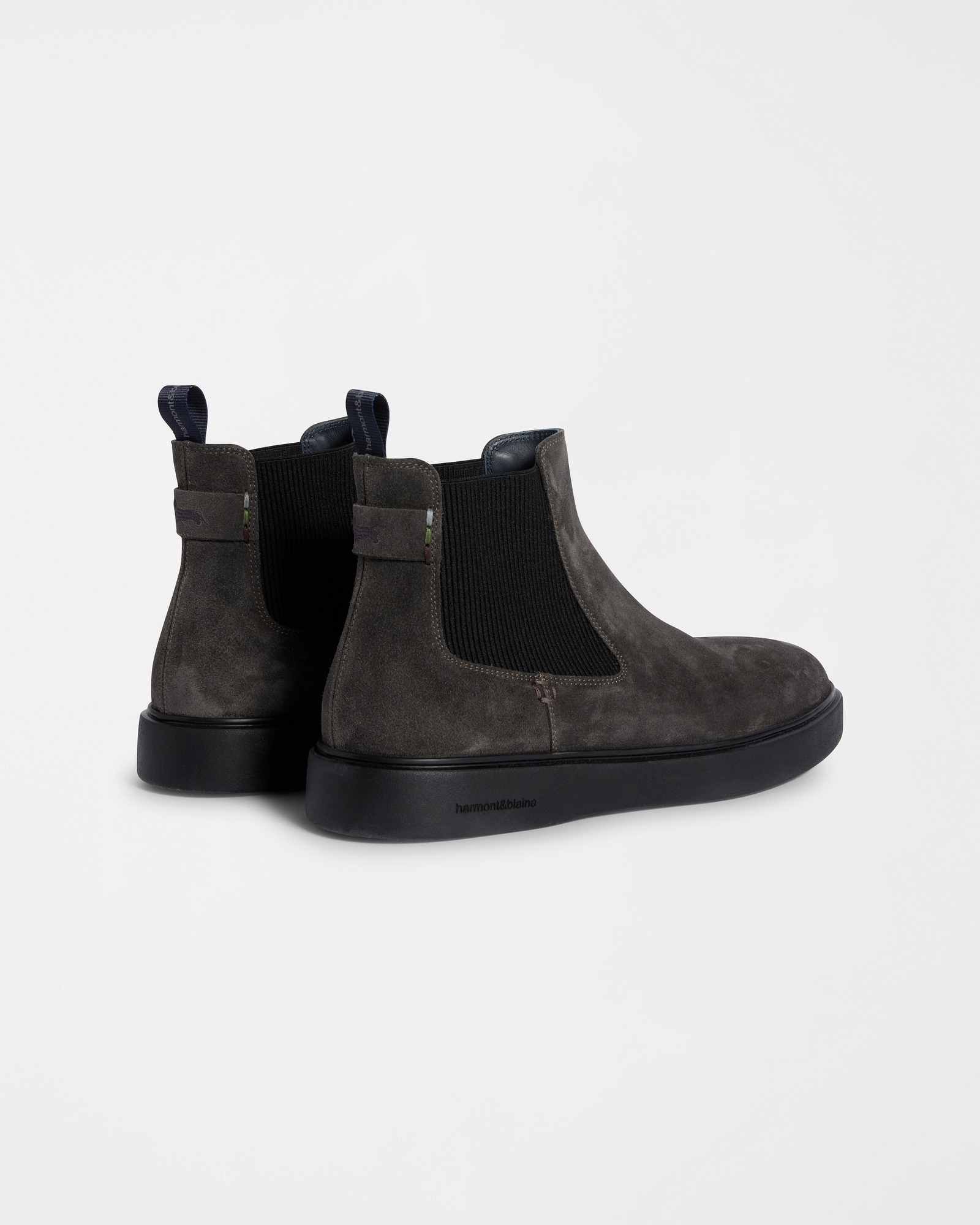 Suede Chelsea Boot, Gray, large image number 2