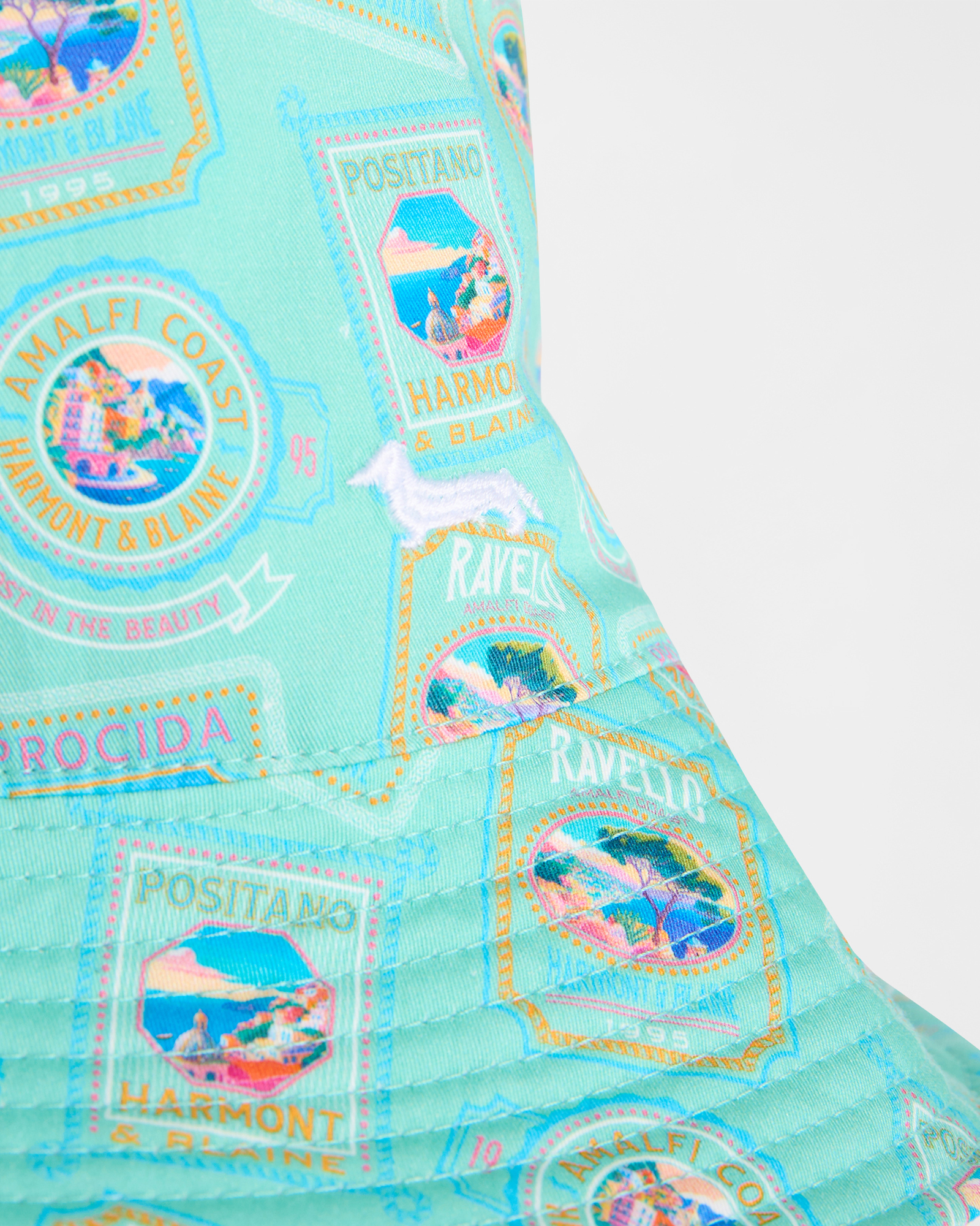 Postcard capsule bucket hat, Green, large image number 2