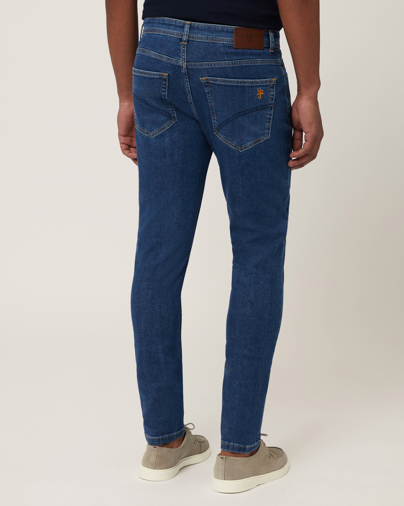 Stretch Denim Five-Pocket Pants